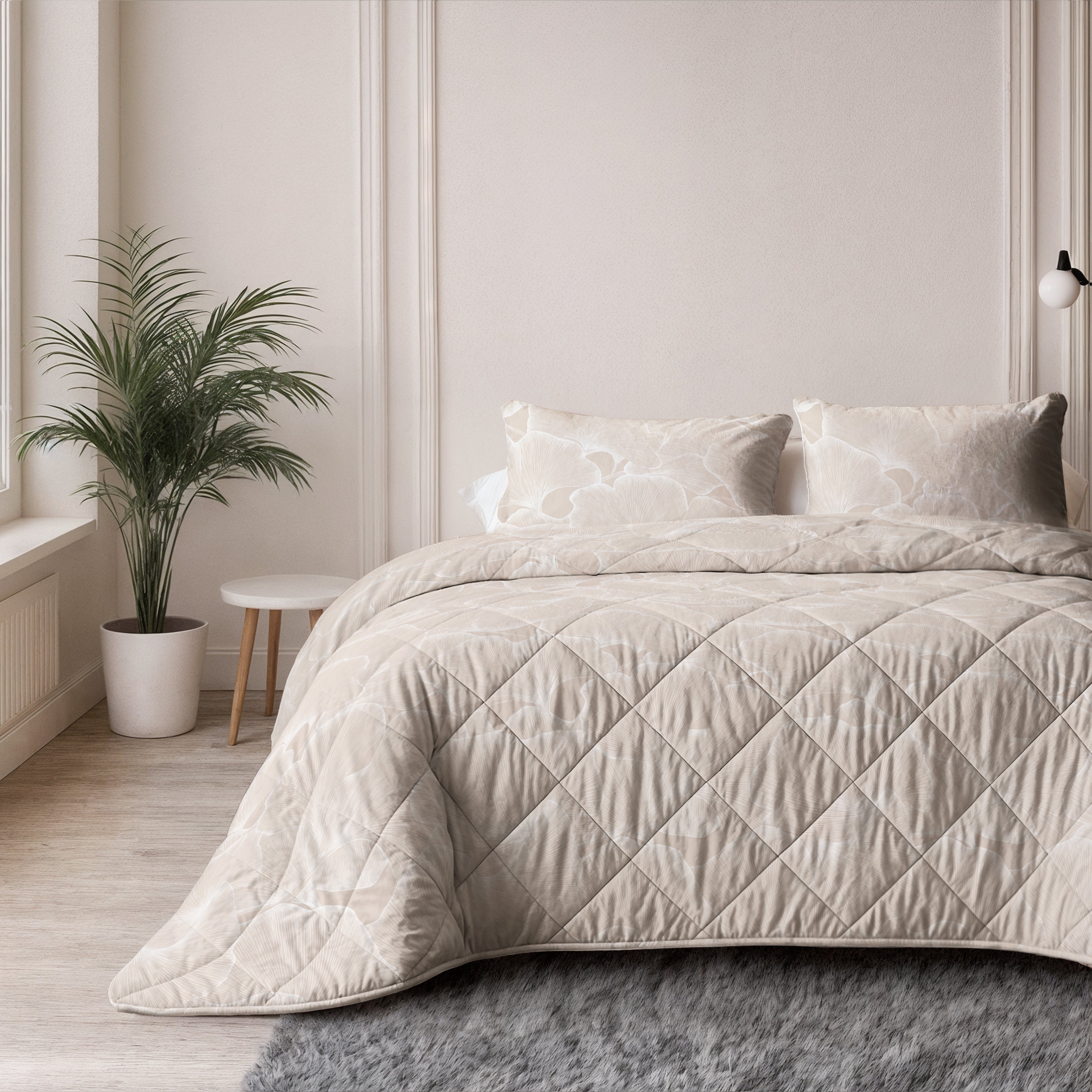 Sleeptime Katoenen Kussenslopen - Zeke Beige - Set van 2 stuks