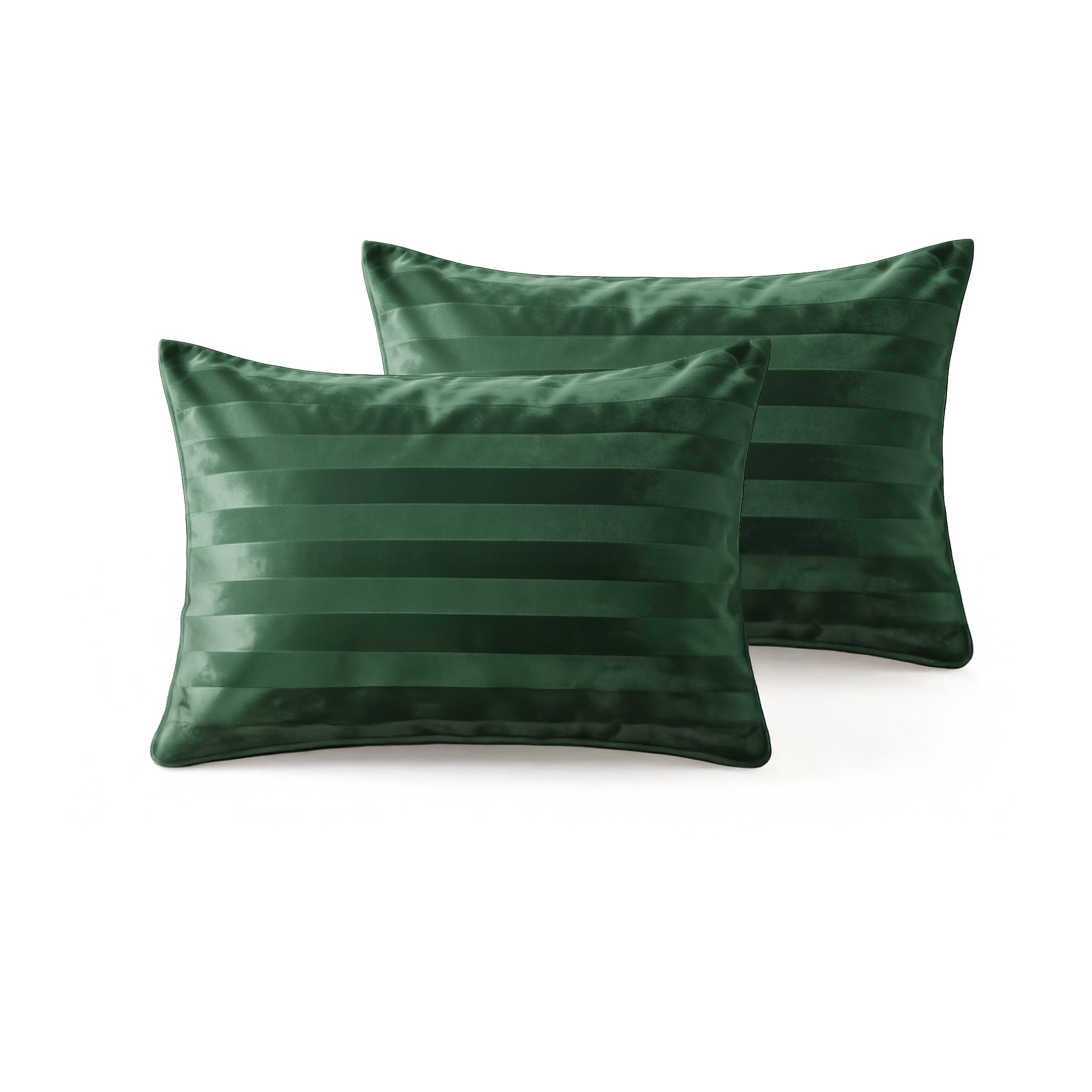 Sleeptime Kussenslopen - Hotel Velvet - 2pack - Dark Green - 60x70 cm