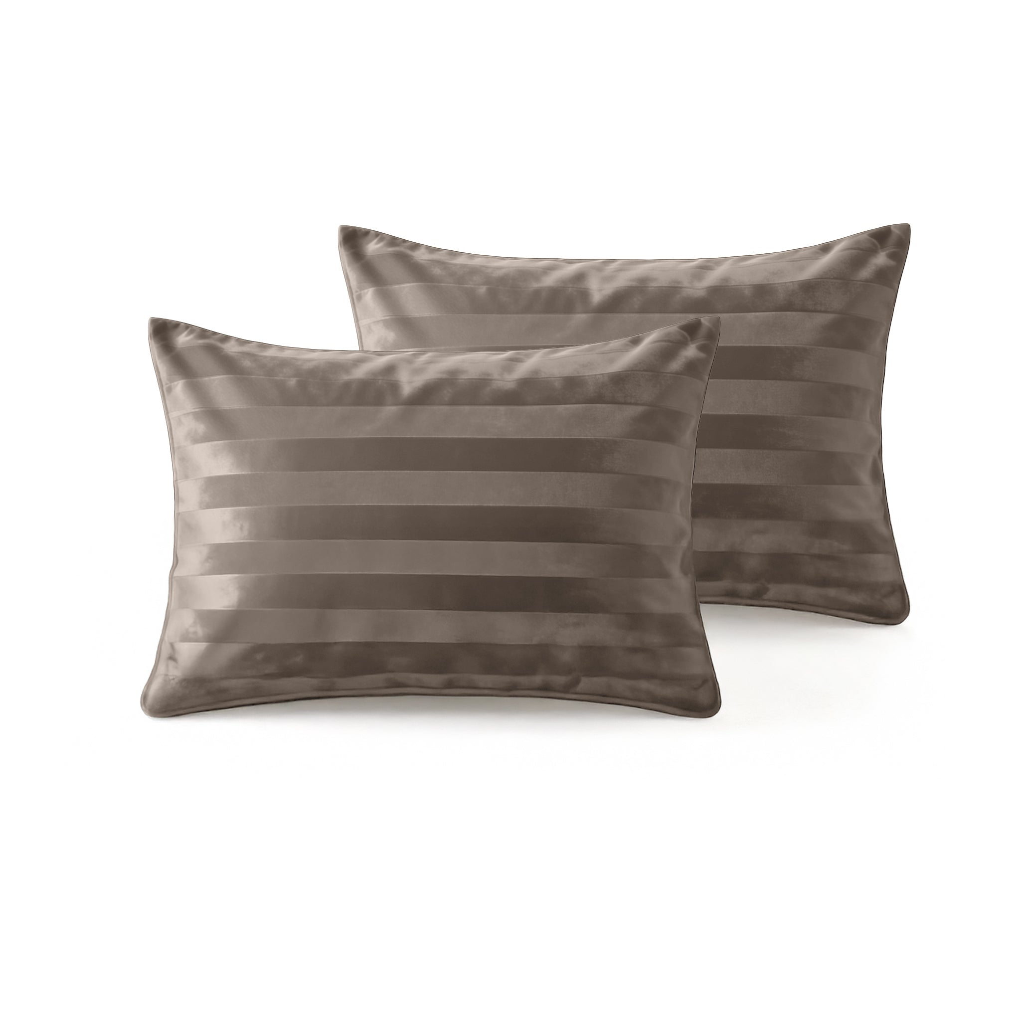 Sleeptime Kussenslopen - Hotel Velvet - 2pack - Taupe - 60x70 cm