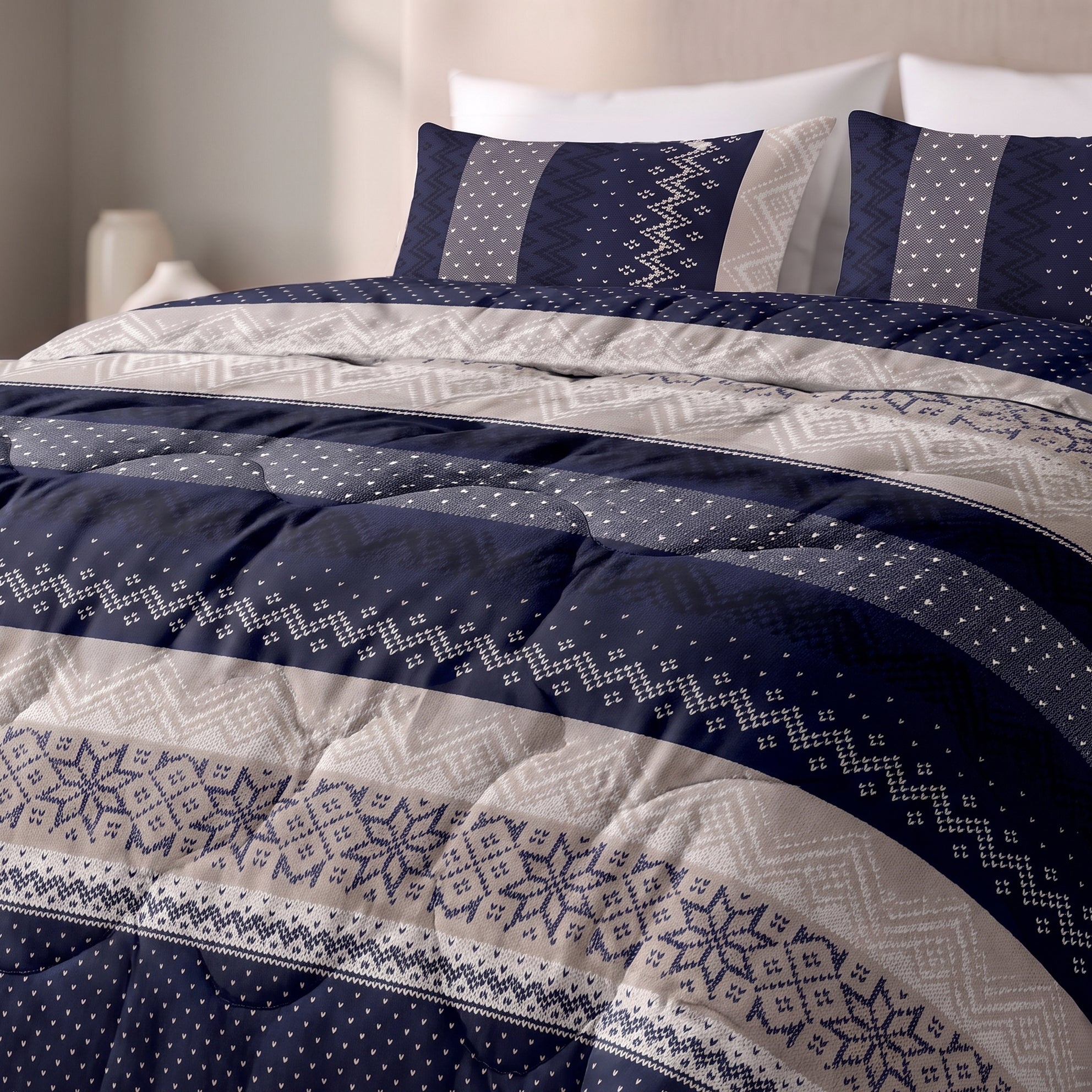 Sleeptime Lazy Dekbed - Elisabeth Navy - Voor het hele jaar + Slopen