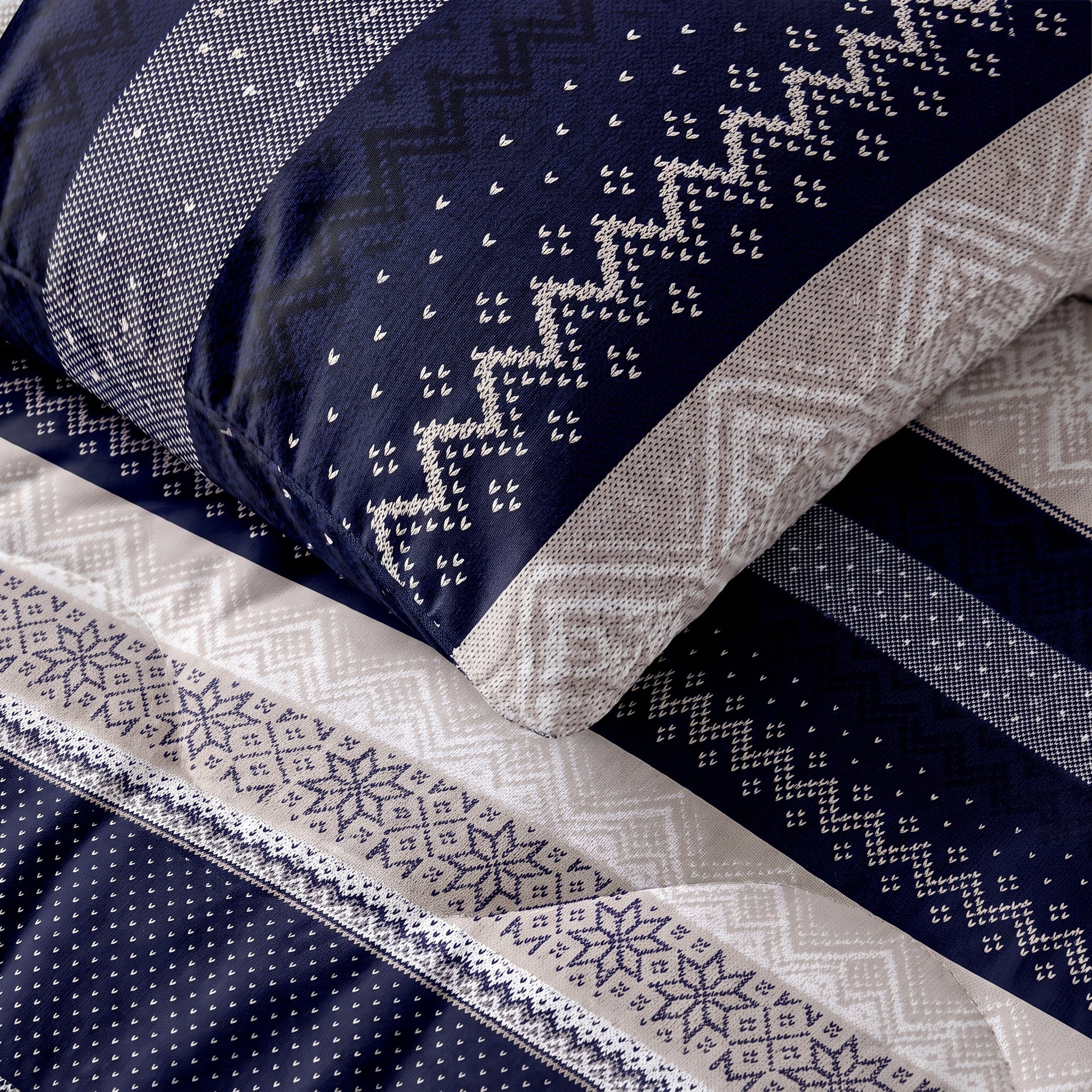 Sleeptime Lazy Dekbed - Elisabeth Navy - Voor het hele jaar + Slopen