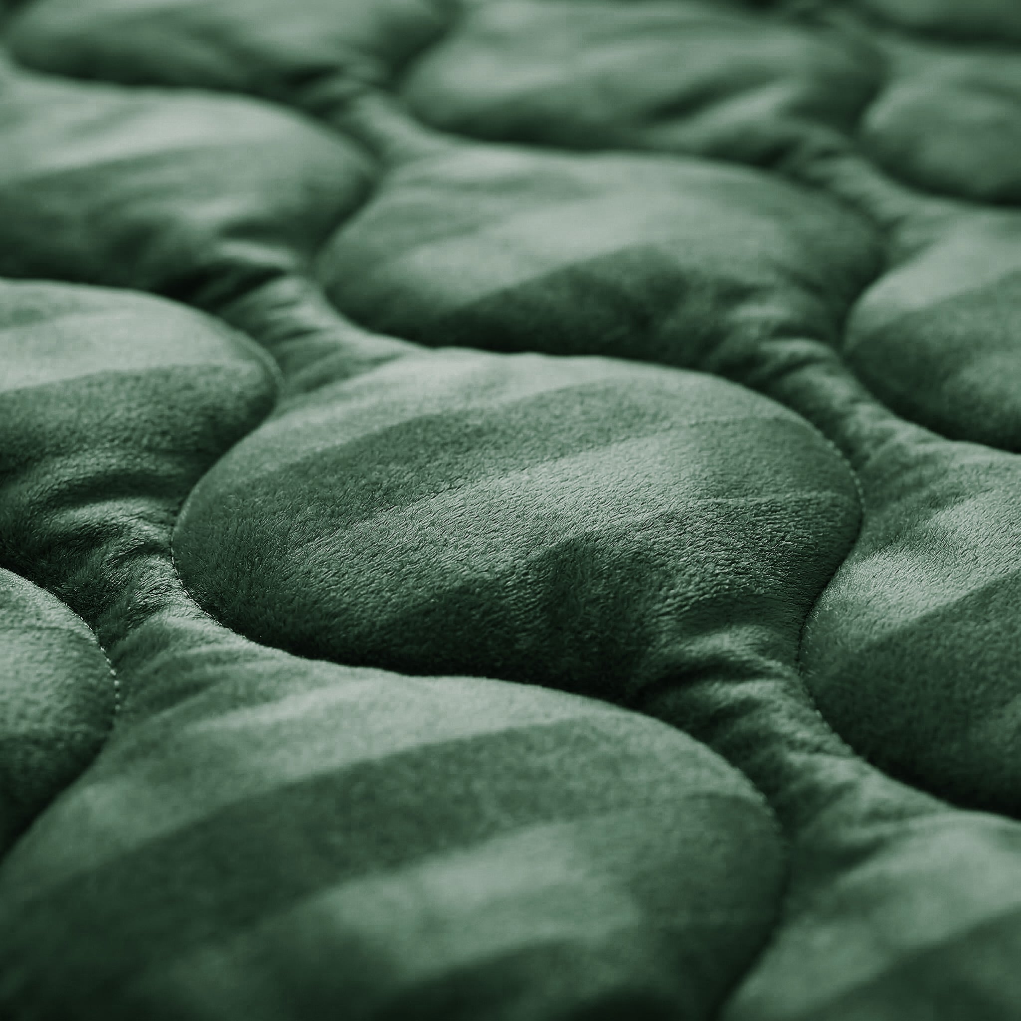 Sleeptime Lazy Dekbed - Hotel Velvet - Dark Green - Voor het hele jaar