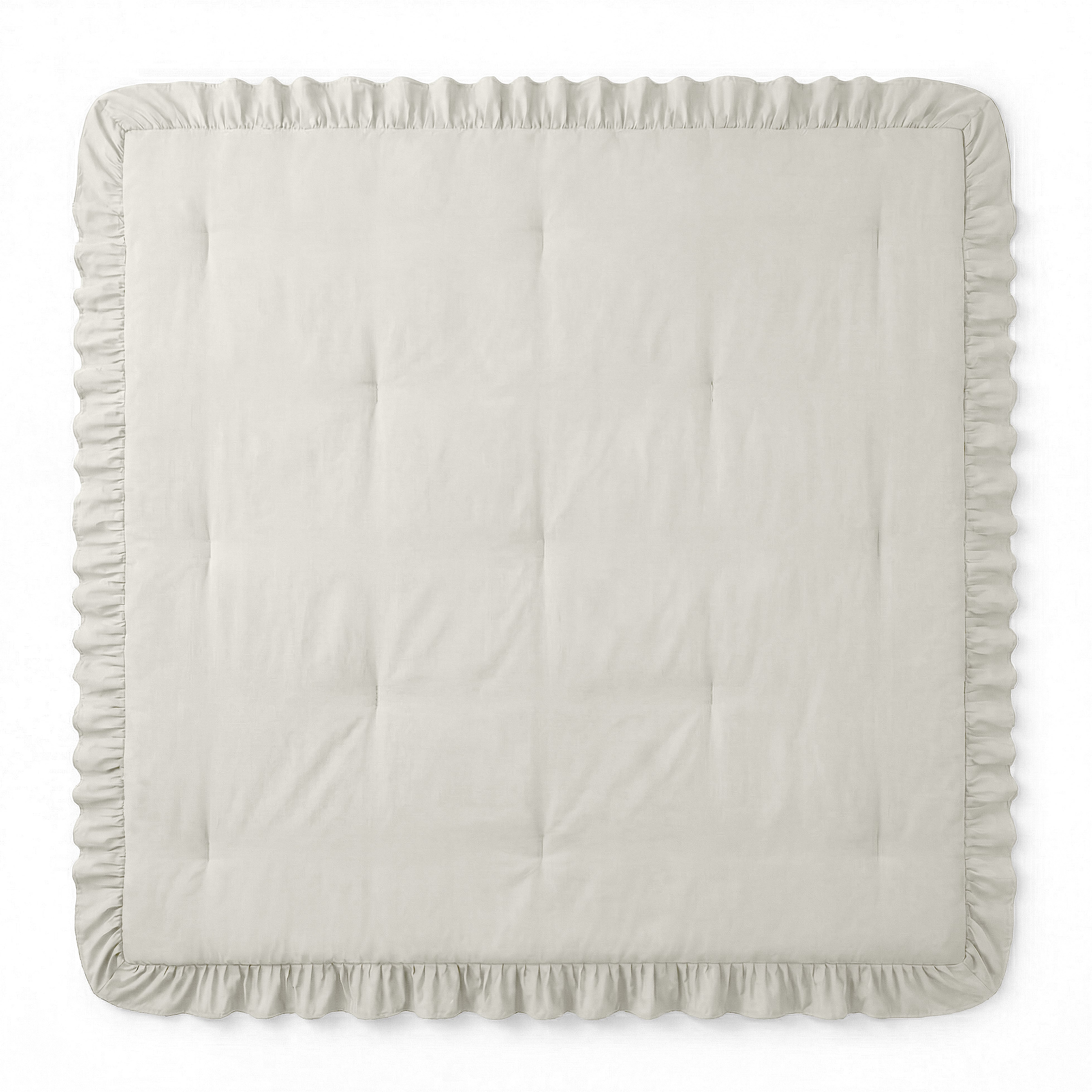 Sleeptime Lazy Dekbed - Ruffles - Gebroken Wit - Voor het hele jaar