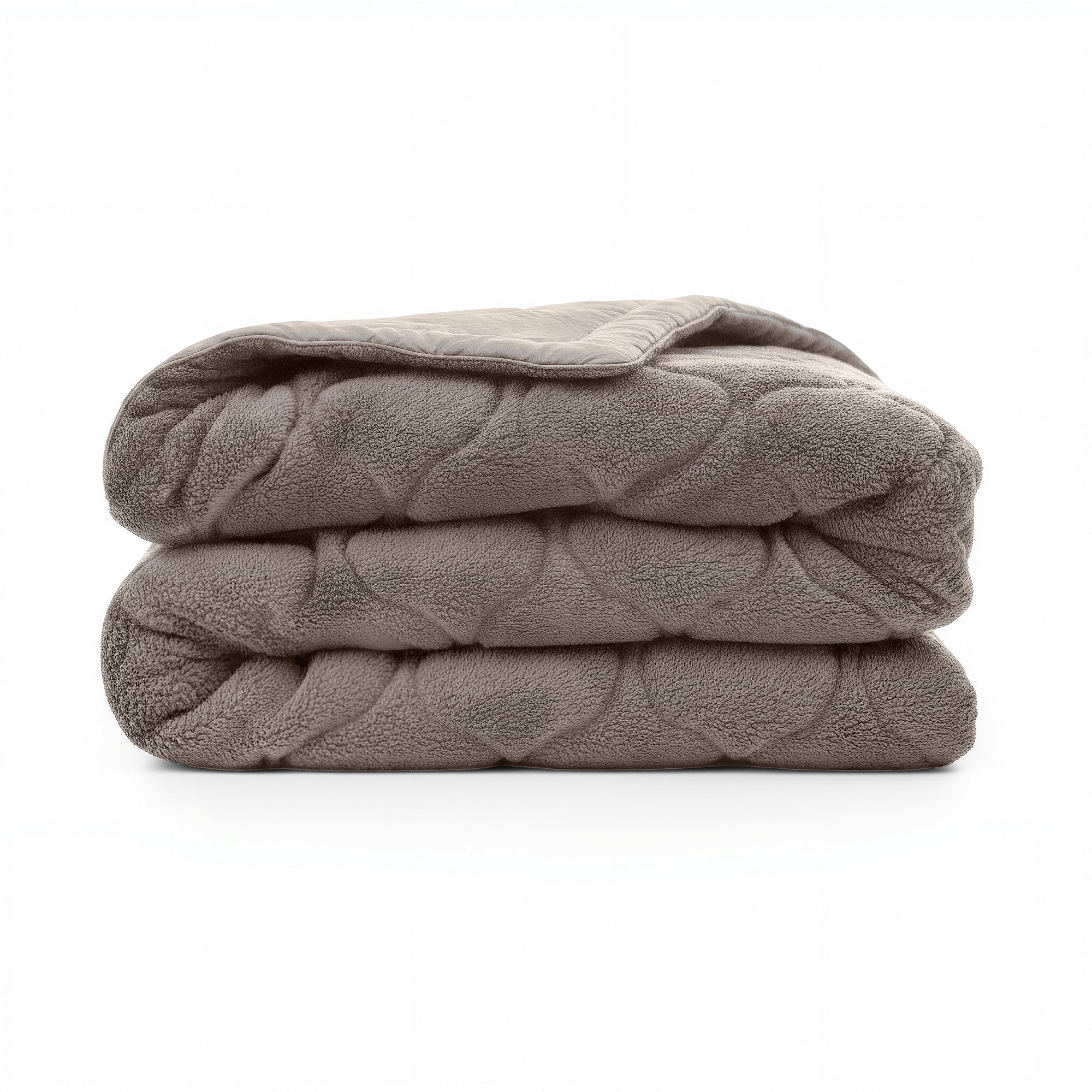 Sleeptime Lazy Dekbed Teddy Taupe/Grijs - Voor het hele jaar + Slopen