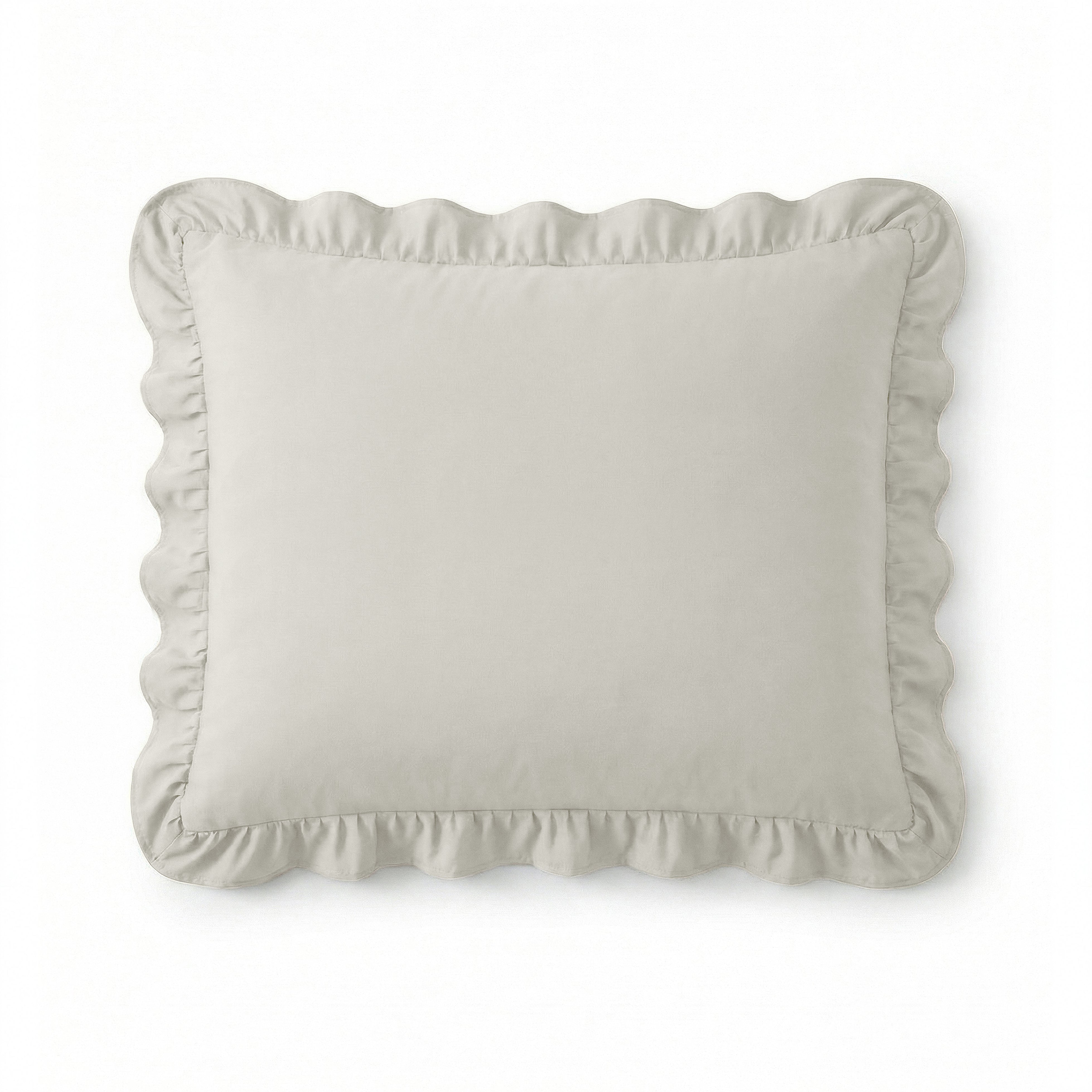 Sleeptime Lazy Kussenslopen - Ruffles - 2pack - Gebroken Wit - 60 x 70