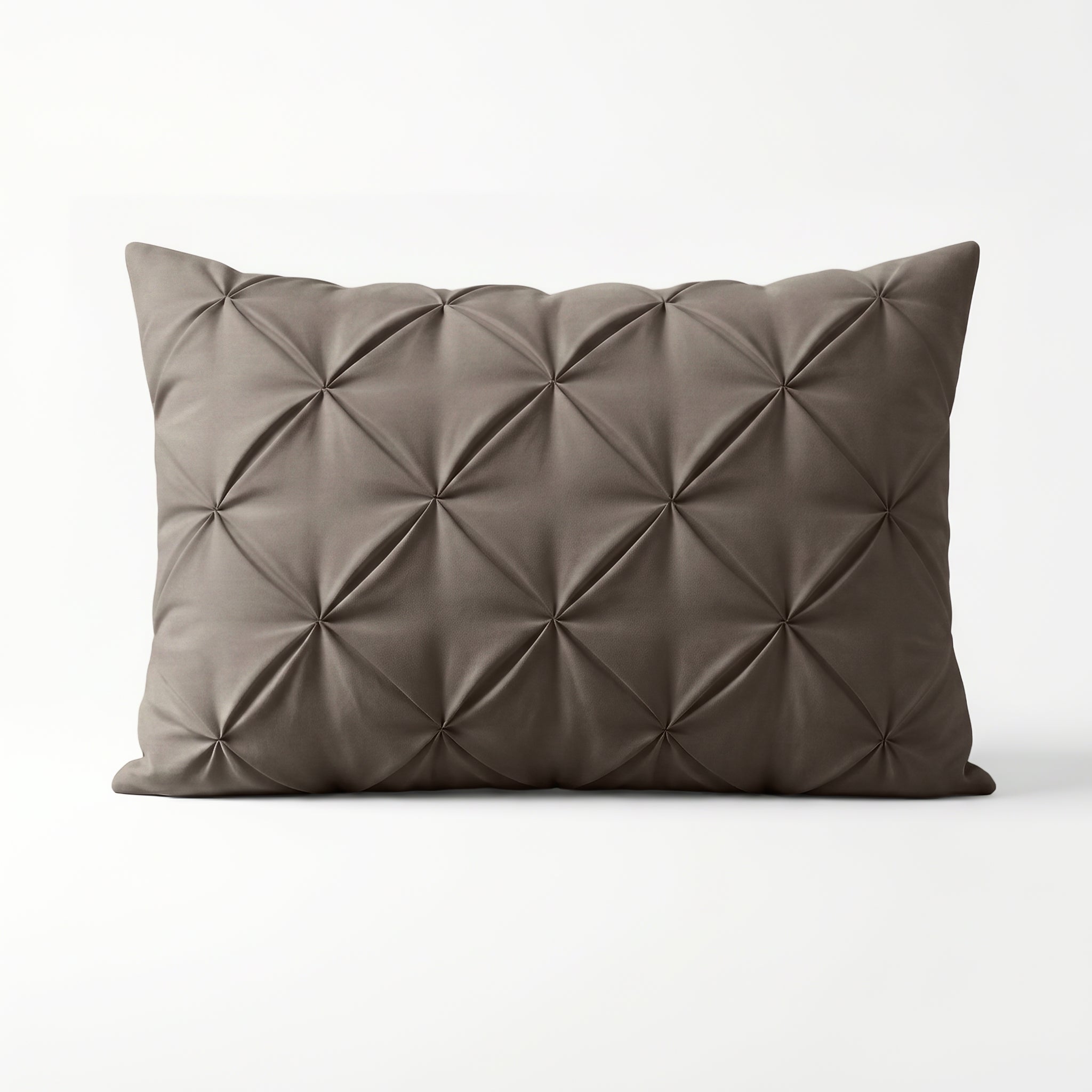 Sleeptime Lazy Pintuck Kussenslopen - 2Pack - Taupe - 60 x 70 cm