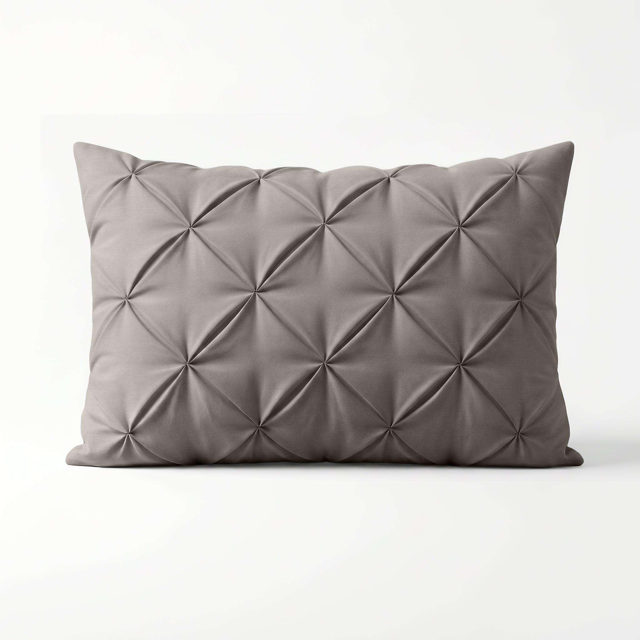 Sleeptime Lazy Pintuck Kussenslopen - 2Pack - Taupe/Grijs - 60 x 70 cm