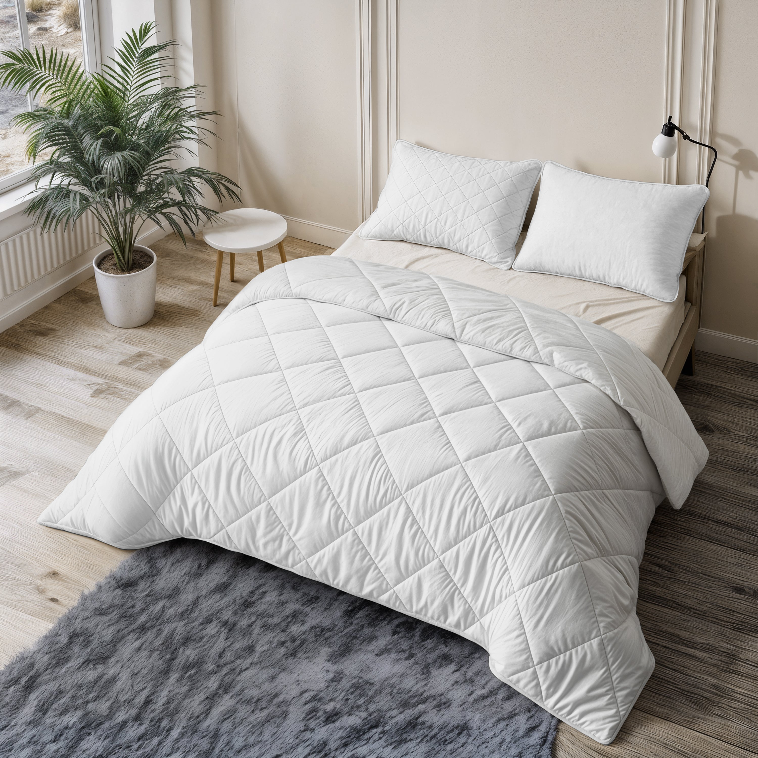 Sleeptime Lazy Uni Dekbed - Beige - Met Kussenslopen