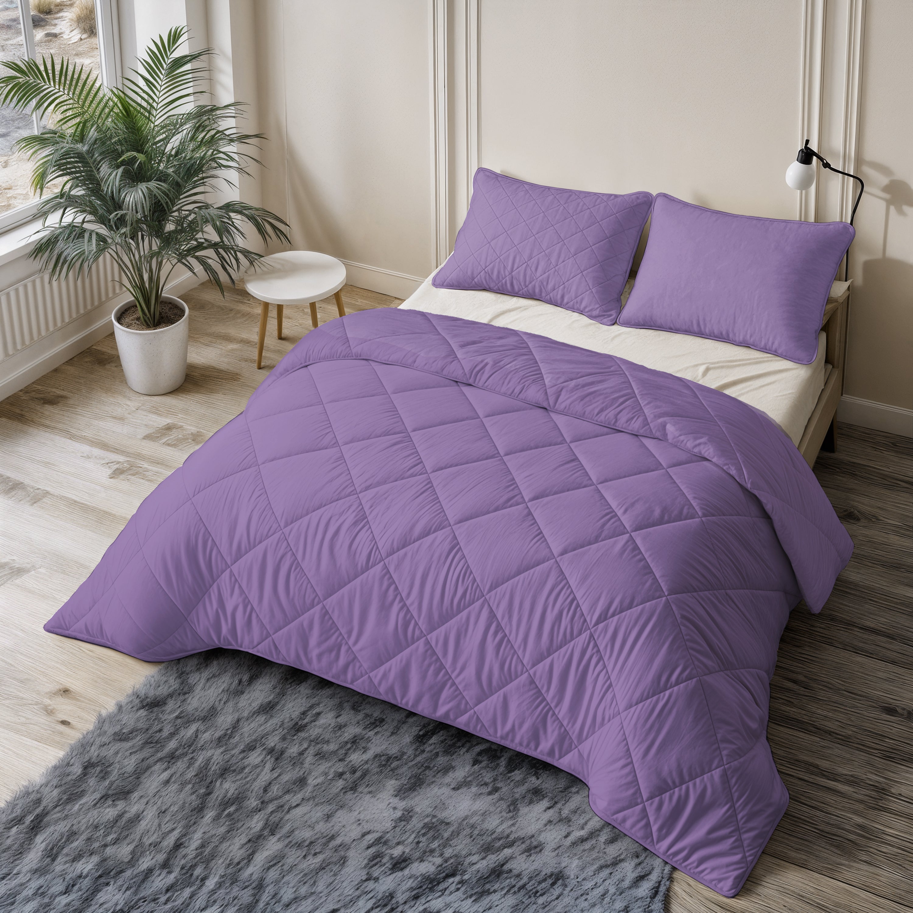 Sleeptime Lazy Uni Dekbed - Lavendel - Met Kussenslopen