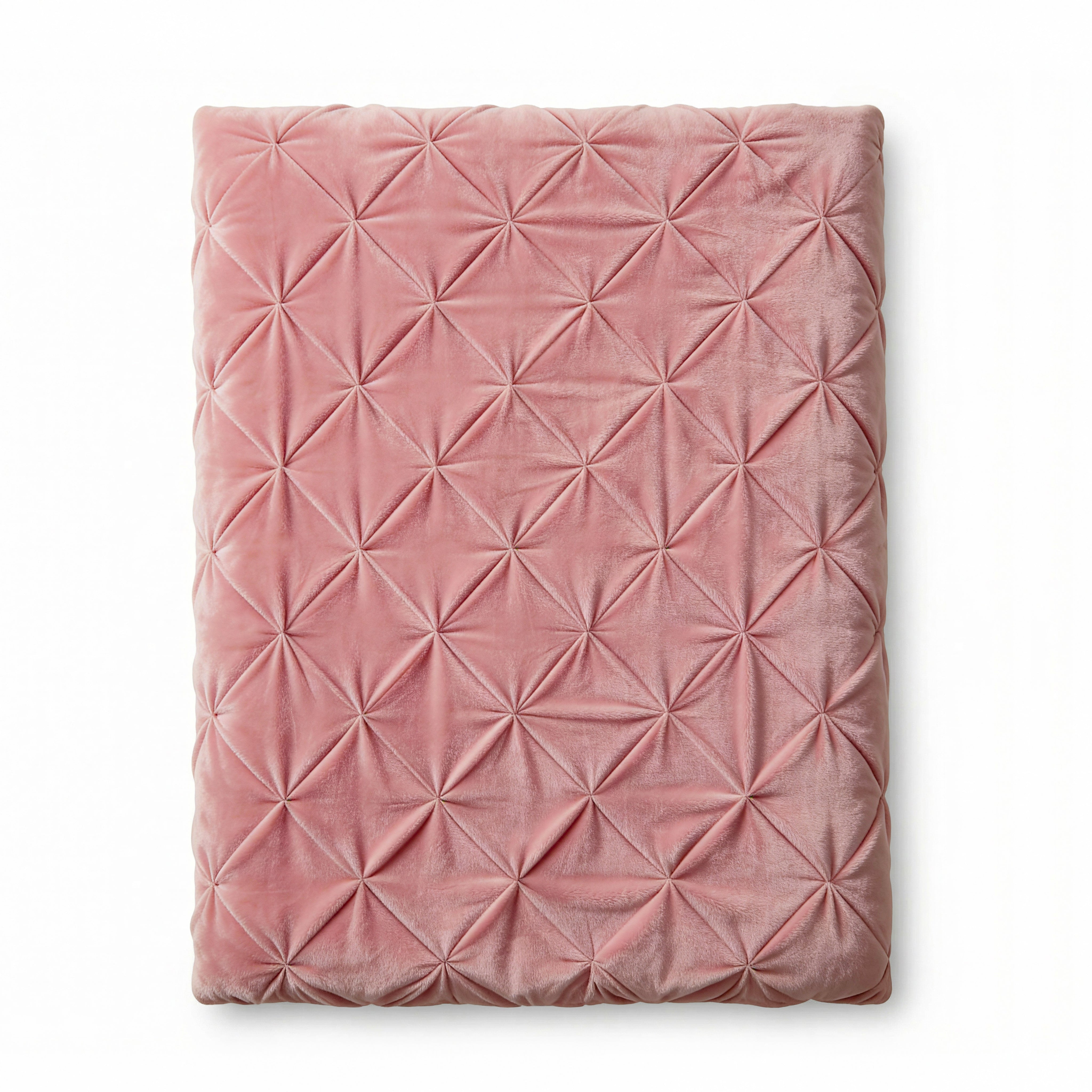 Sleeptime Lazy Velvet Pintuck Dekbed - Roze - Voor het hele jaar