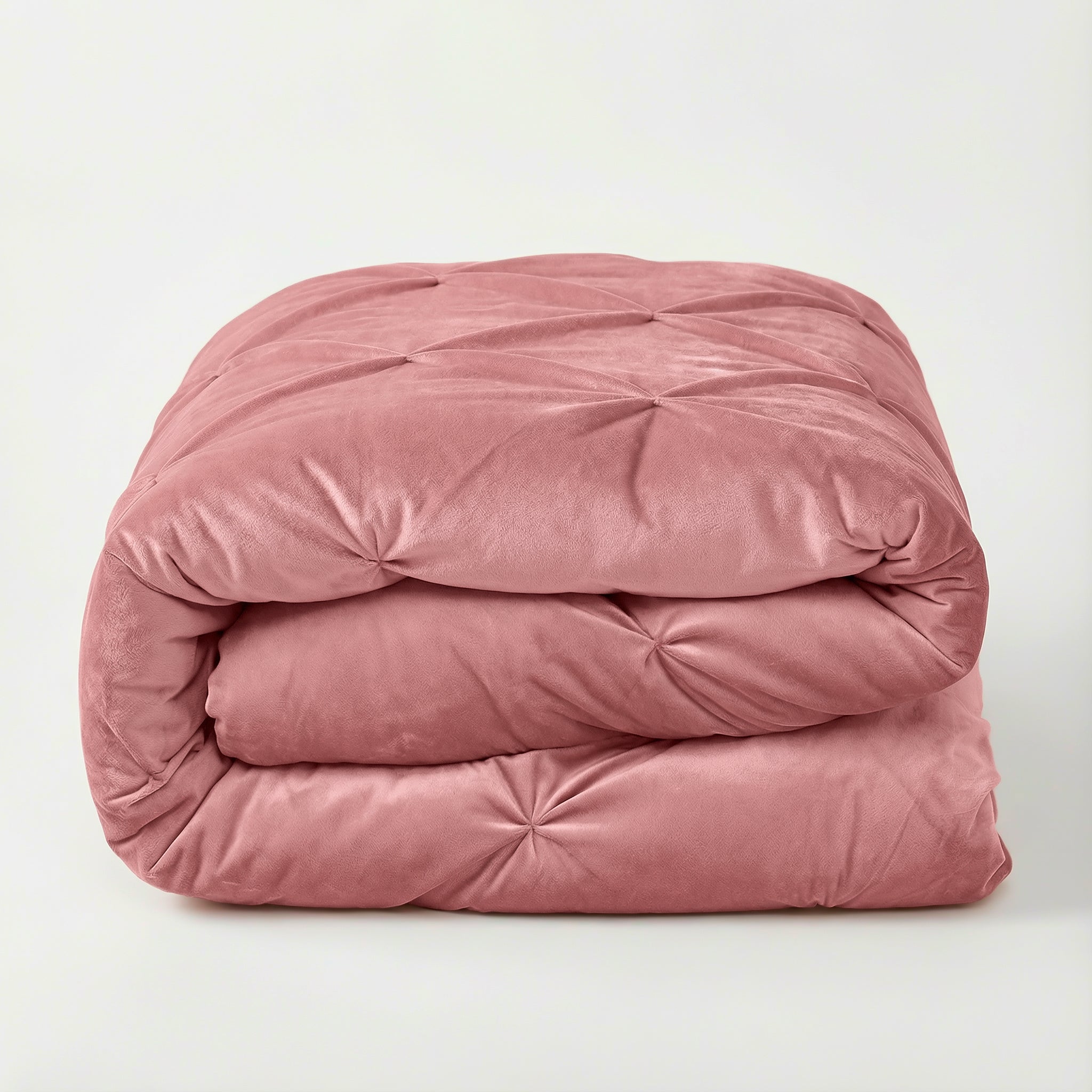 Sleeptime Lazy Velvet Pintuck Dekbed - Roze - Voor het hele jaar