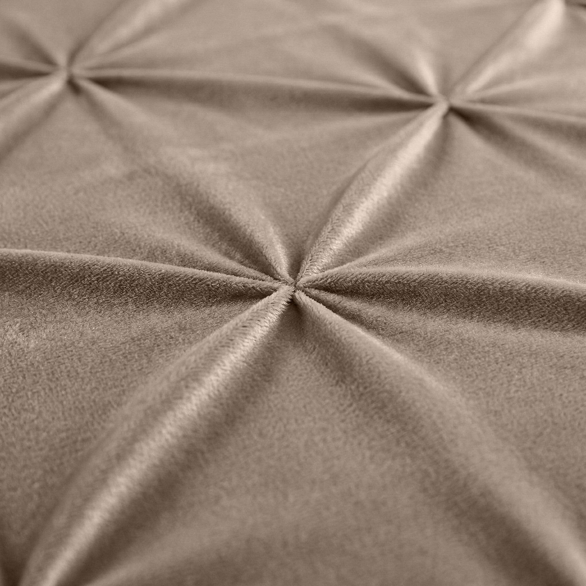 Sleeptime Lazy Velvet Pintuck Dekbed - Taupe - Voor het hele jaar