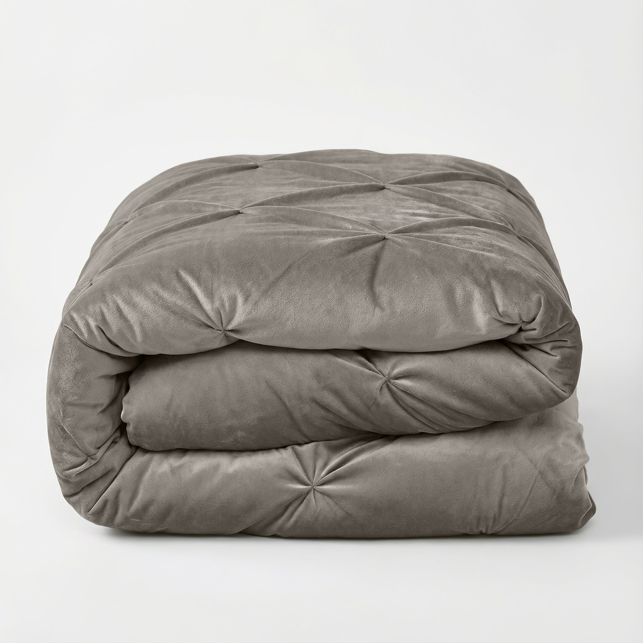 Sleeptime Lazy Velvet Pintuck Dekbed - Zand - Voor het hele jaar