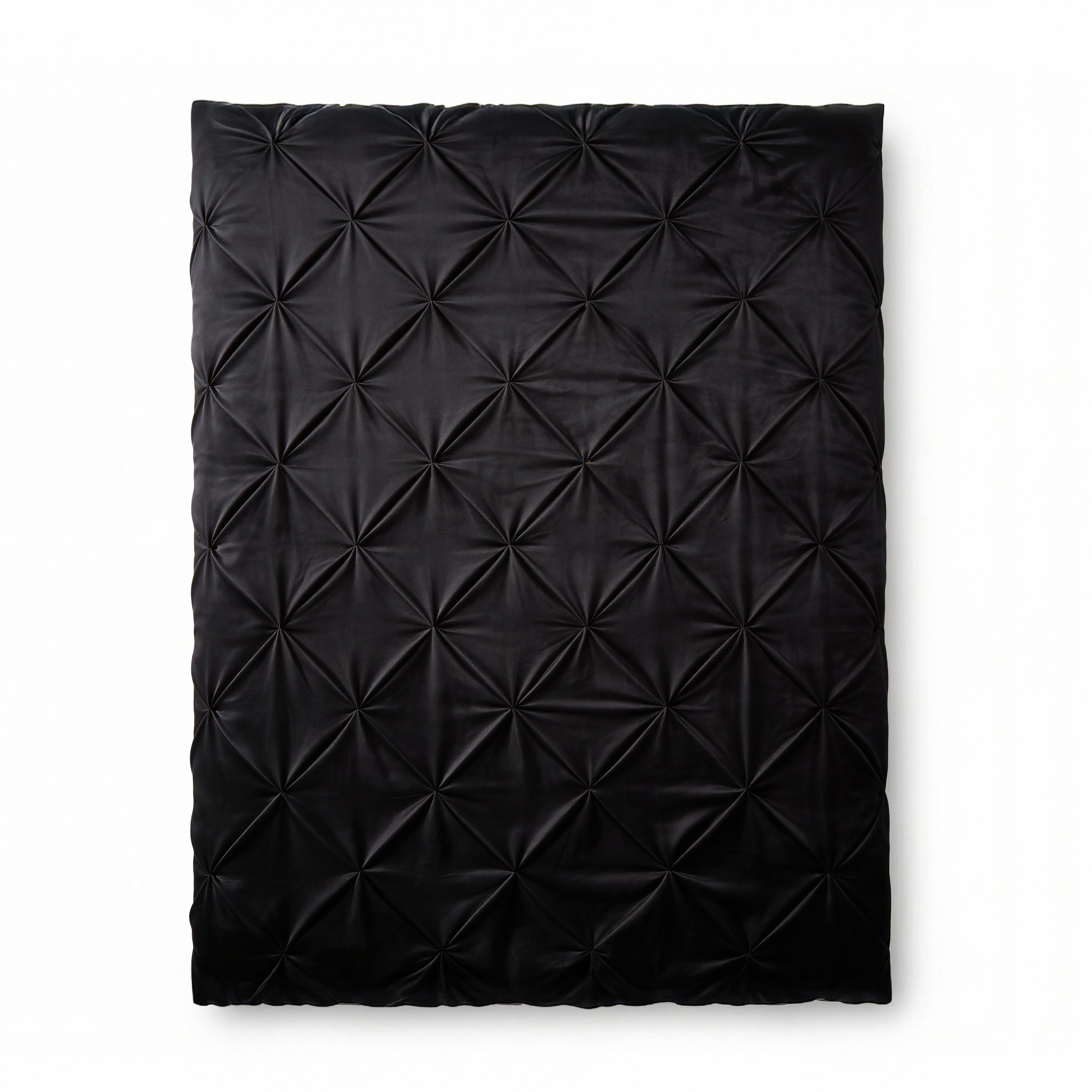 Sleeptime Lazy Velvet Pintuck Dekbed - Zwart - Voor het hele jaar
