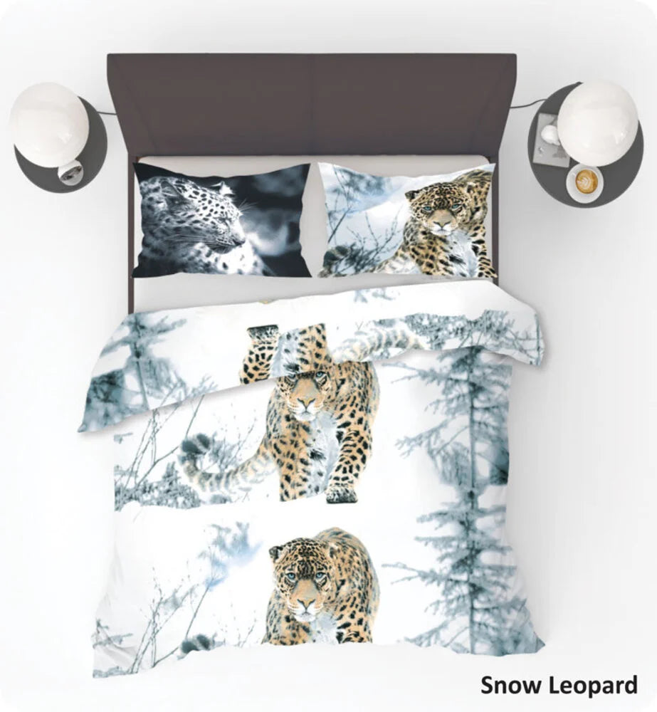 Snow Leopard Duvet Cover | Luxury & Comfort for Your Bedroom