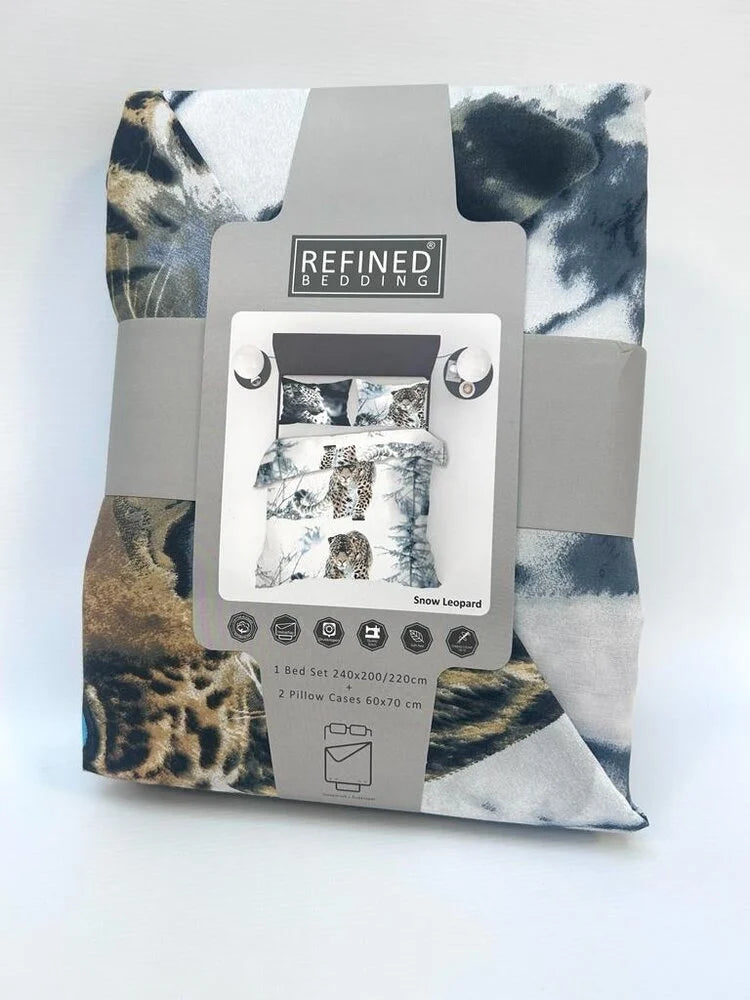 Snow Leopard Duvet Cover | Luxury & Comfort for Your Bedroom