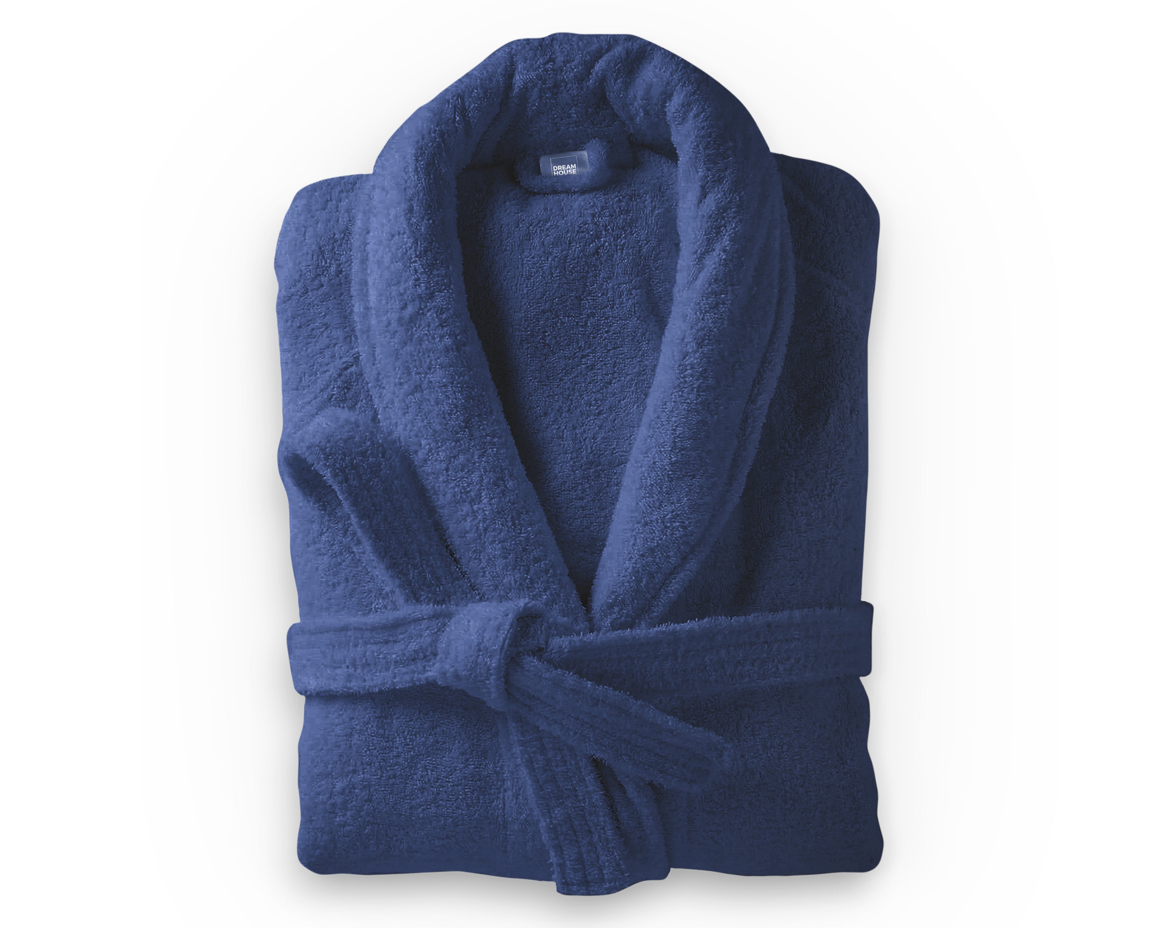 Soft Terry Bathrobe Navy - Perfect fit - Absorbs moisture - Available in 2 sizes