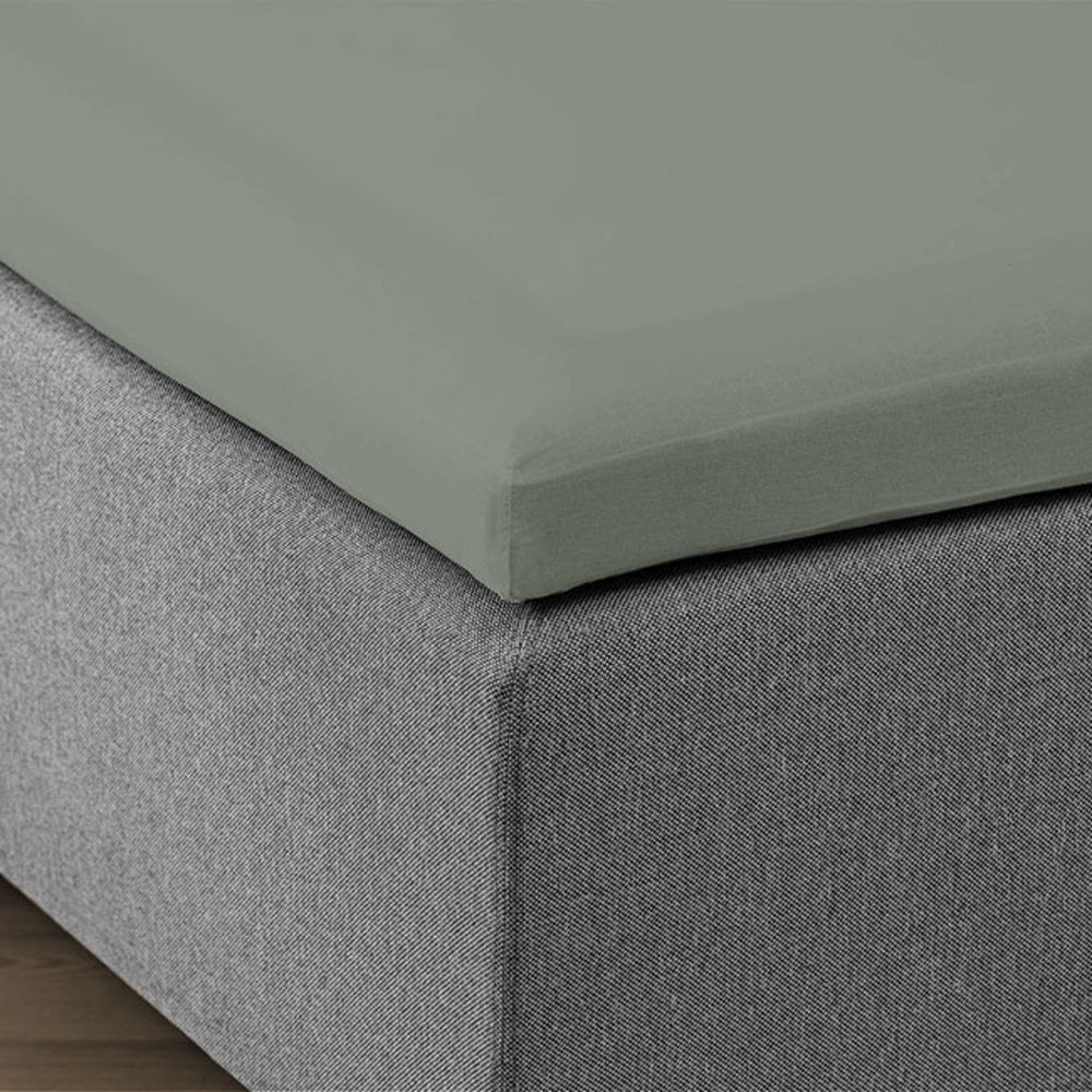 Split Topper Fitted Sheet Gray – 100% Cotton | Suitable for Electric Box Springs