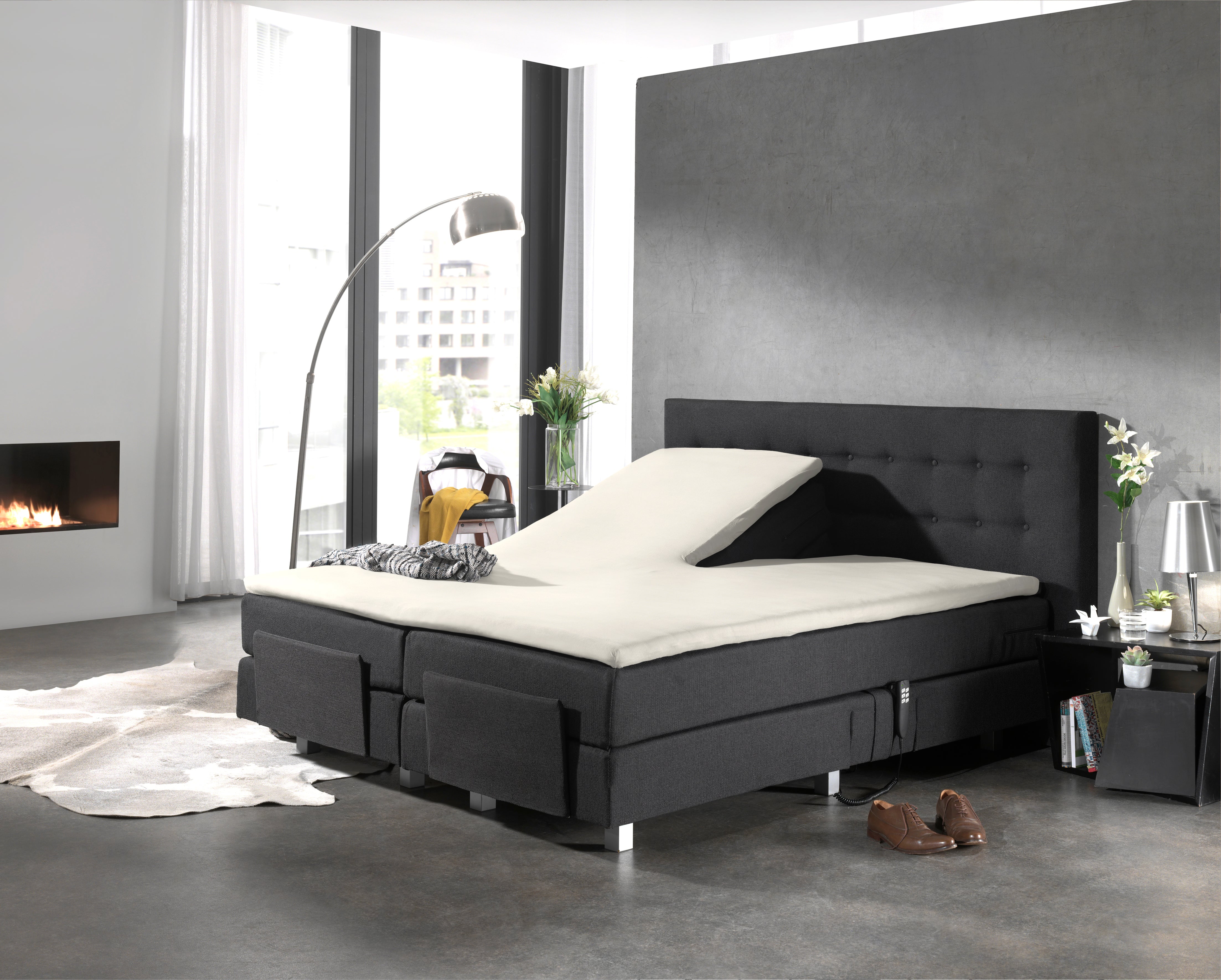 Splittopper Katoen Hoeslaken Creme - Heerlijk Zacht - Geschikt voor Boxsprings en matrassen - Hoogwaardig glad katoen