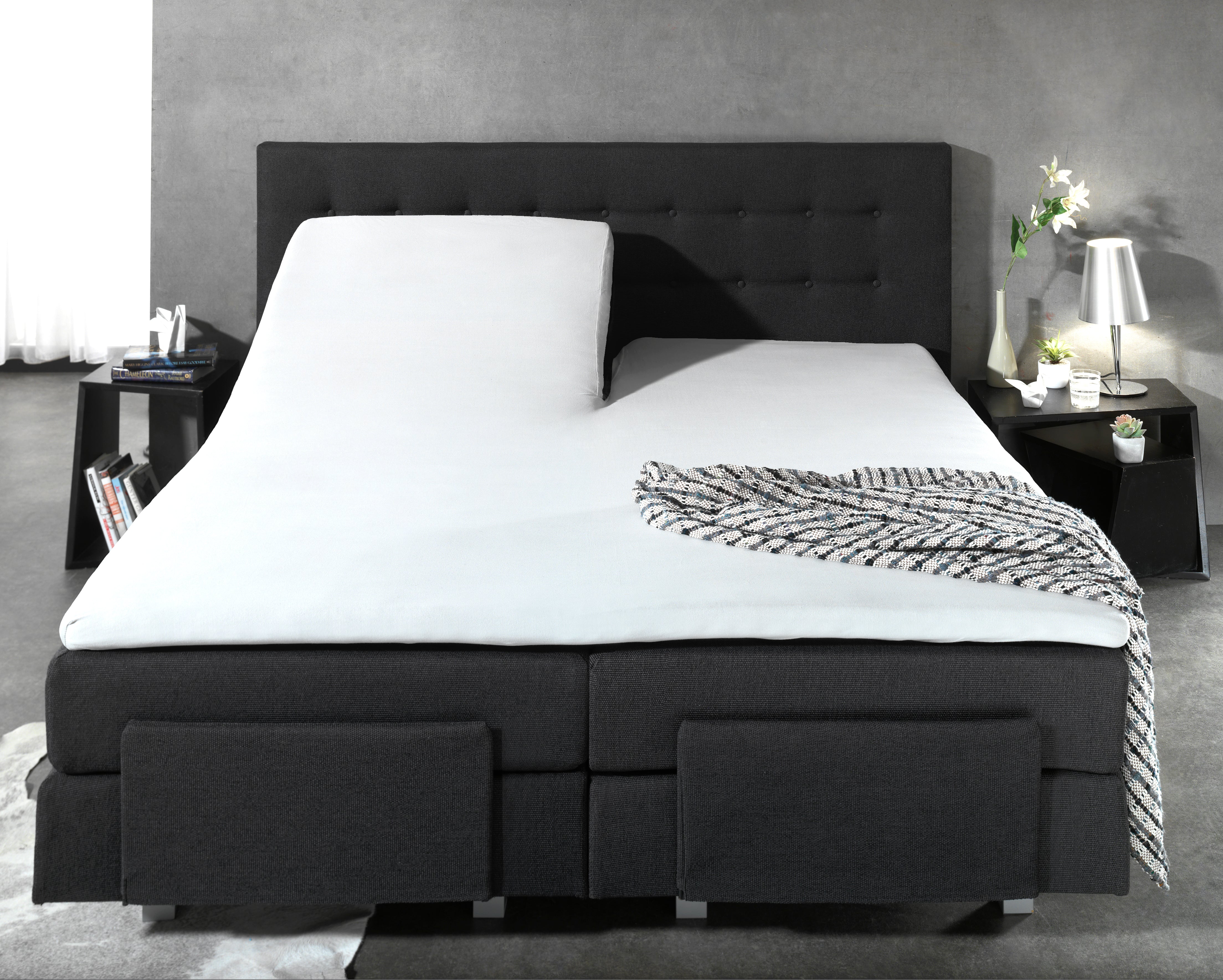 Split Topper Cotton Fitted Sheet White - Wonderfully Soft - Suitable for Box Springs and Mattresses - High-quality smooth cotton