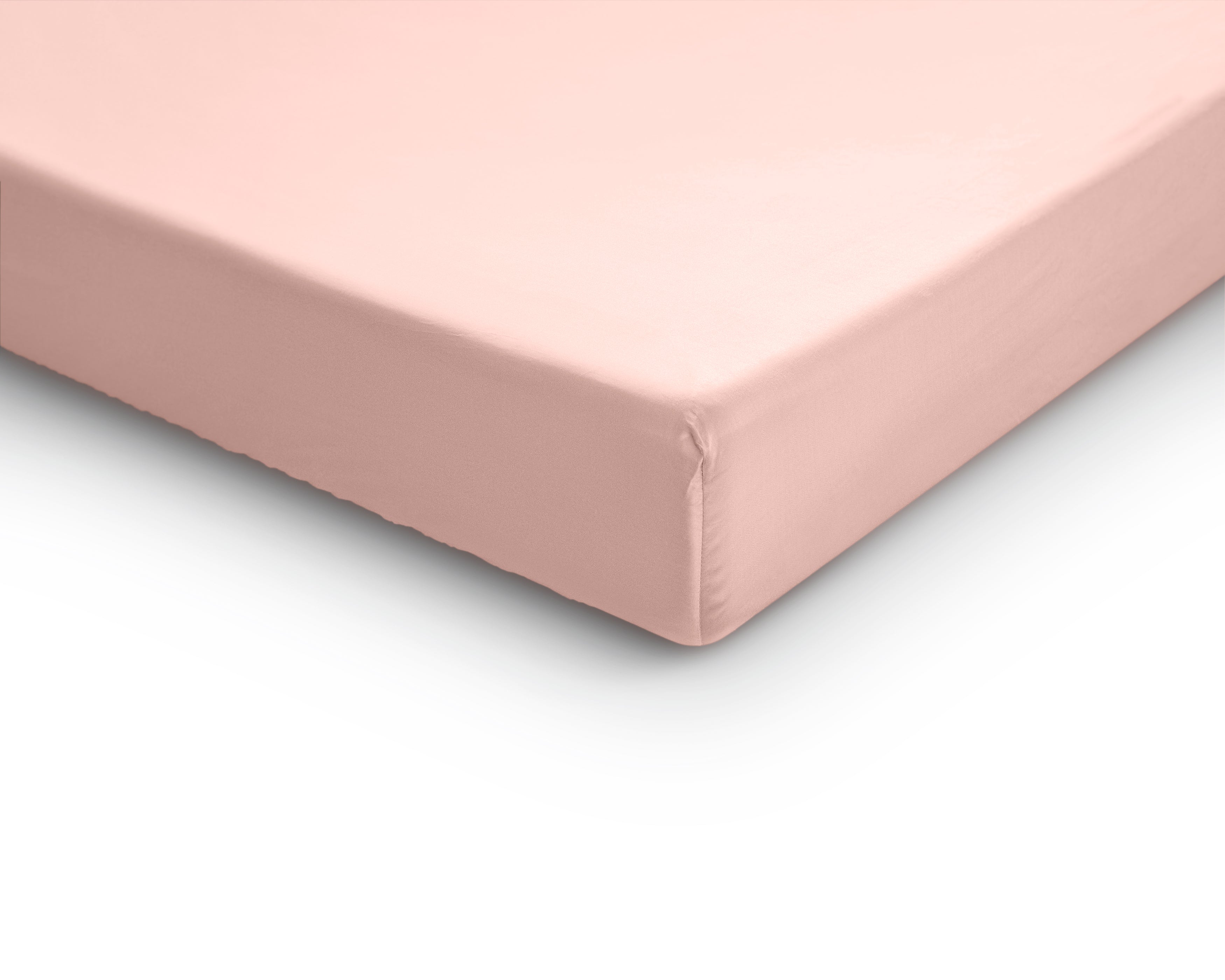 Split Topper Satin Fitted Sheet Pink - Reactive washed - Soft, smooth, breathable and has a light sheen - Free from harmful substances and skin-friendly