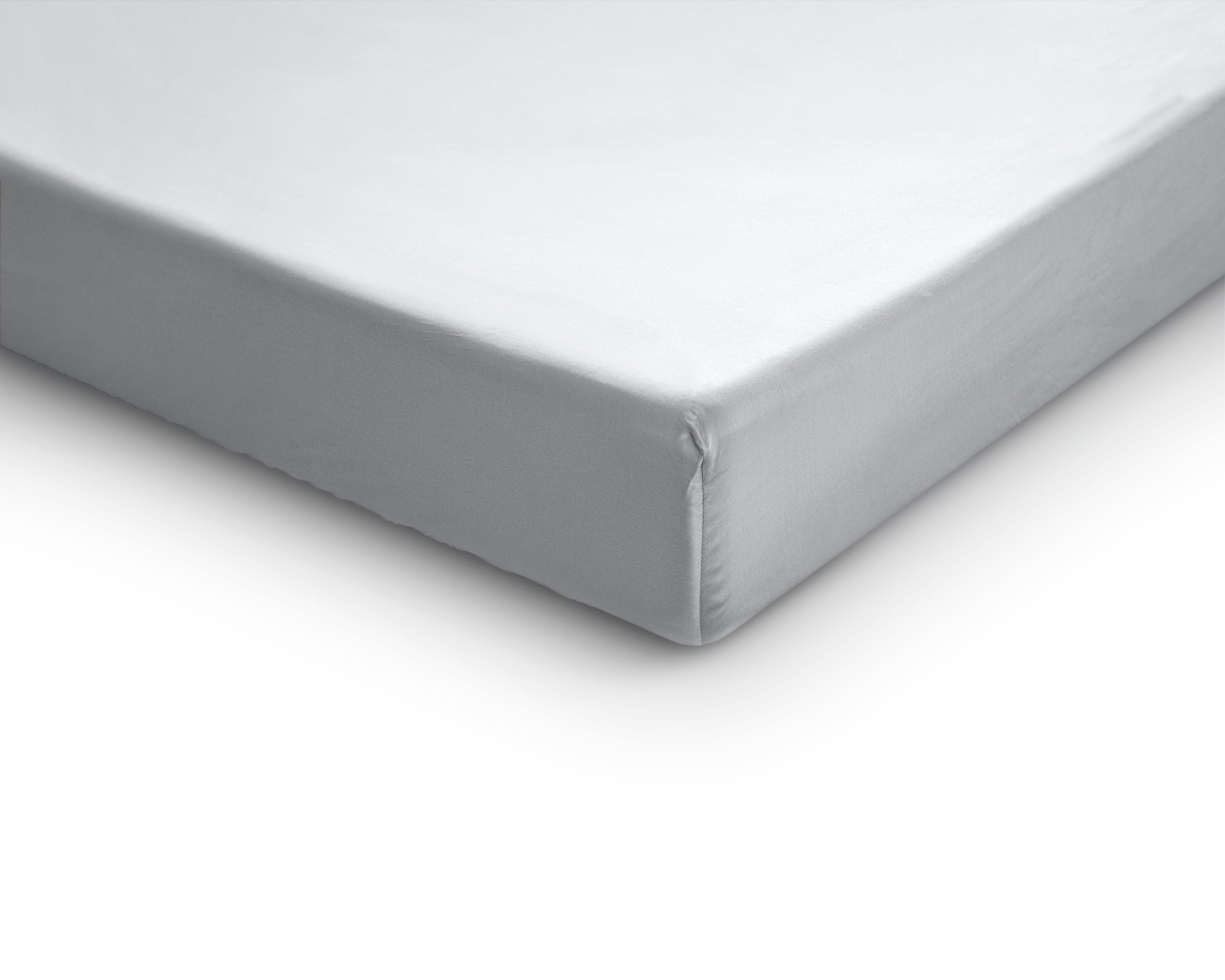 Split Topper Satin Fitted Sheet White - Reactive washed - Soft, smooth, breathable and has a light sheen - Free from harmful substances and skin-friendly