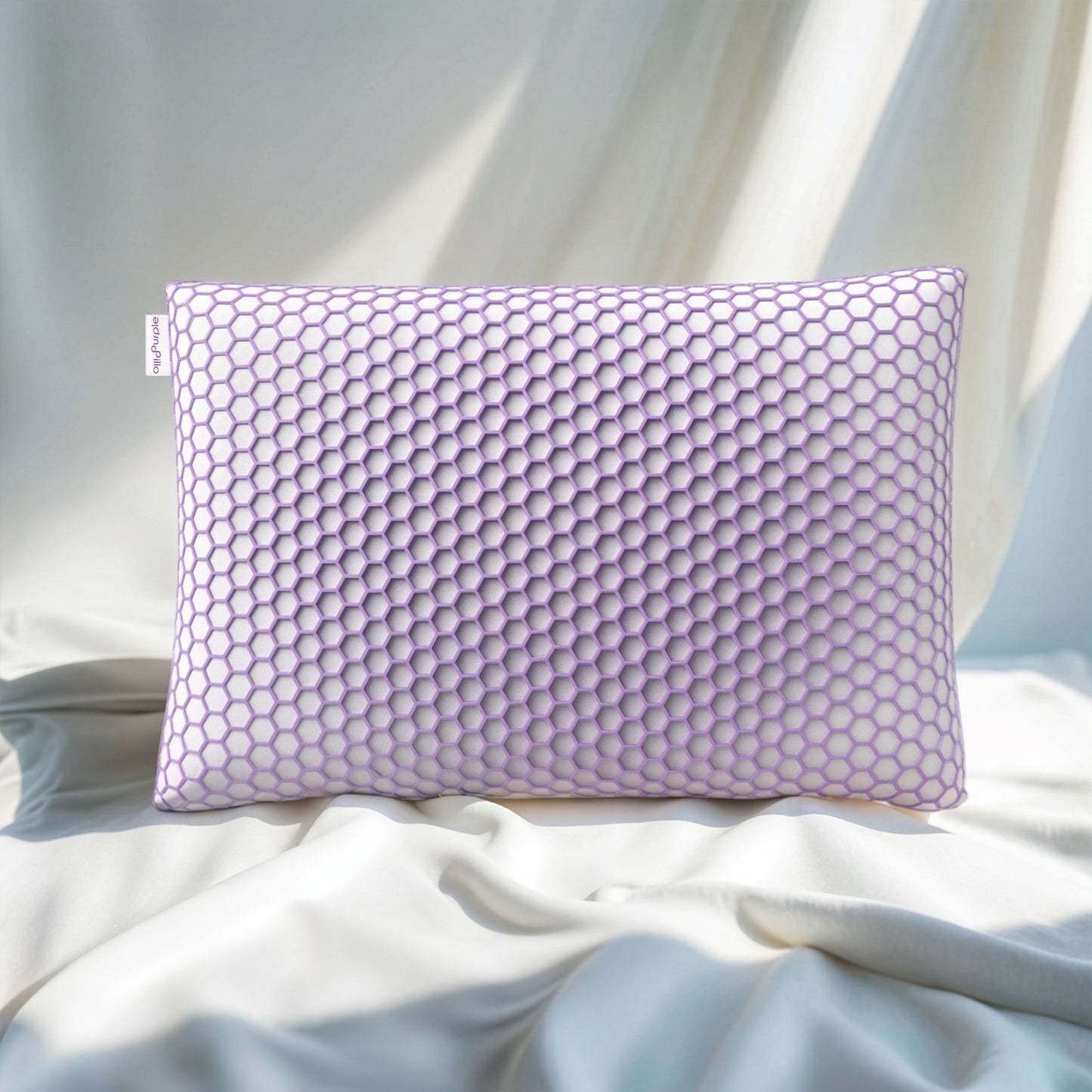 TPE memory foam Kussen Paars 60 x 40 x 13 - Verkoelend - Zacht en duurzaam - Memory foam
