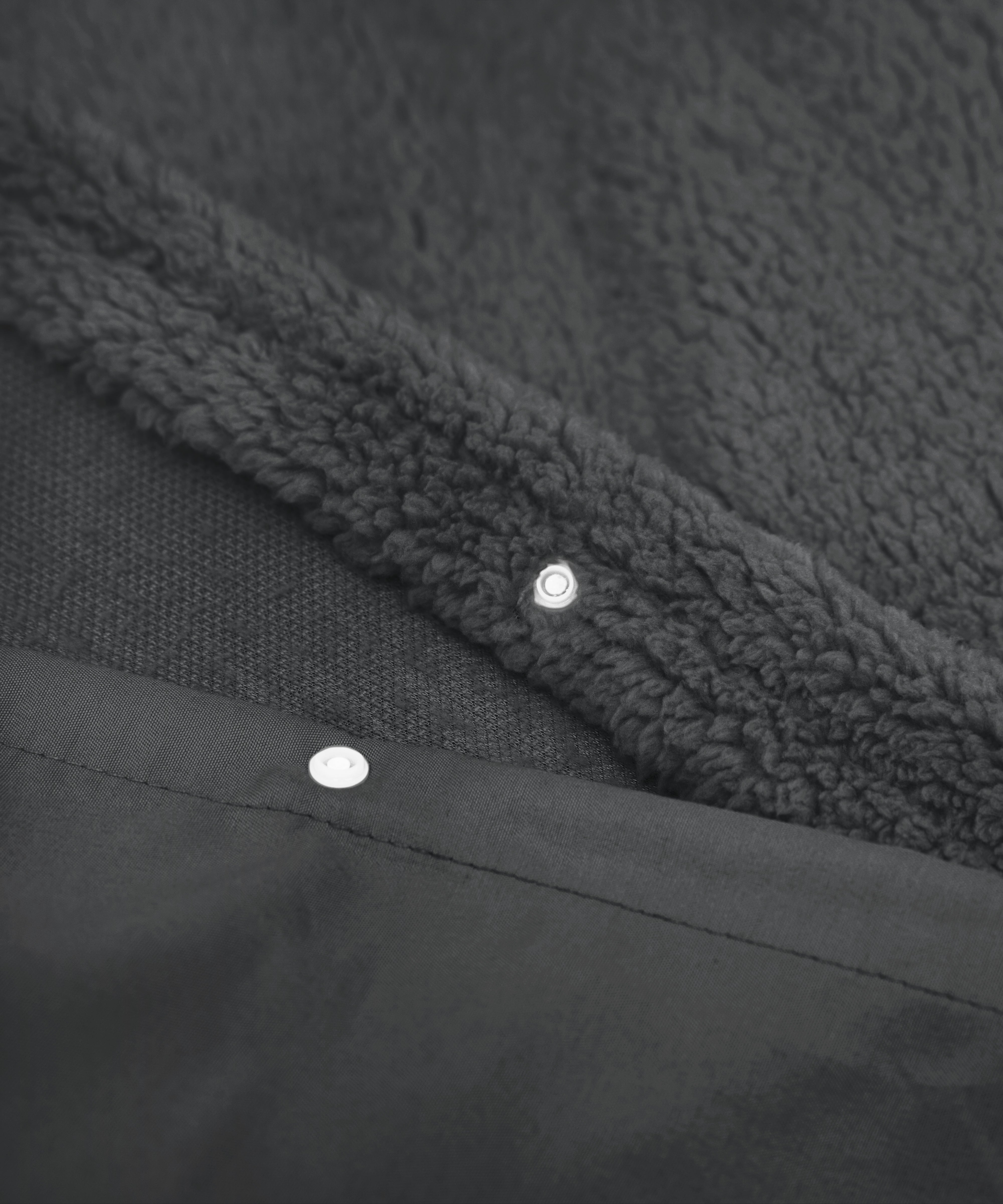 Teddy Duvet Cover Anthracite - Cuddly night's sleep - Soft and warm - Warm and luxurious feeling