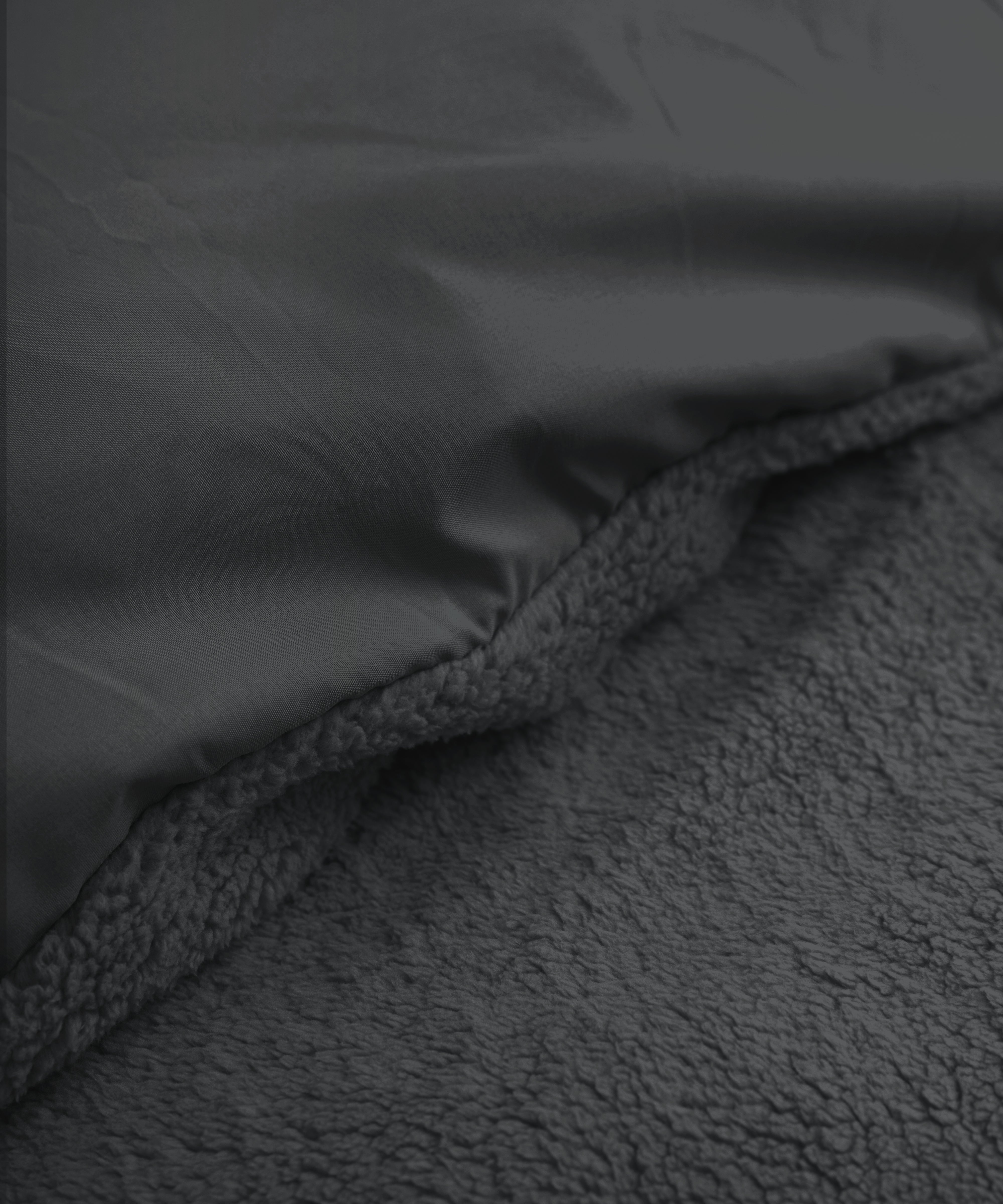 Teddy Duvet Cover Anthracite - Cuddly night's sleep - Soft and warm - Warm and luxurious feeling