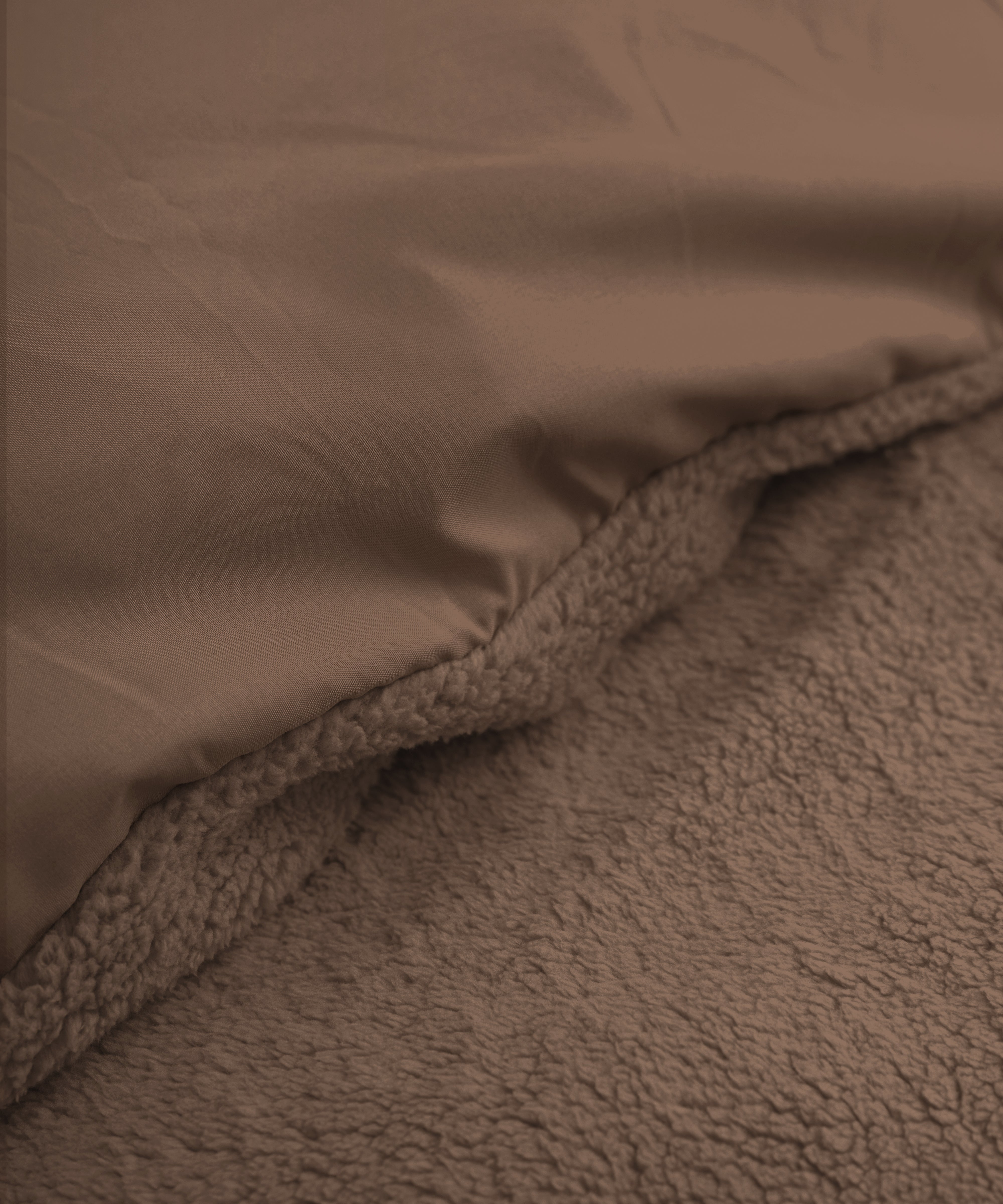 Teddy Duvet Cover Brown 135 x 200 - Cuddly night's sleep - Soft and warm - Warm and luxurious feeling