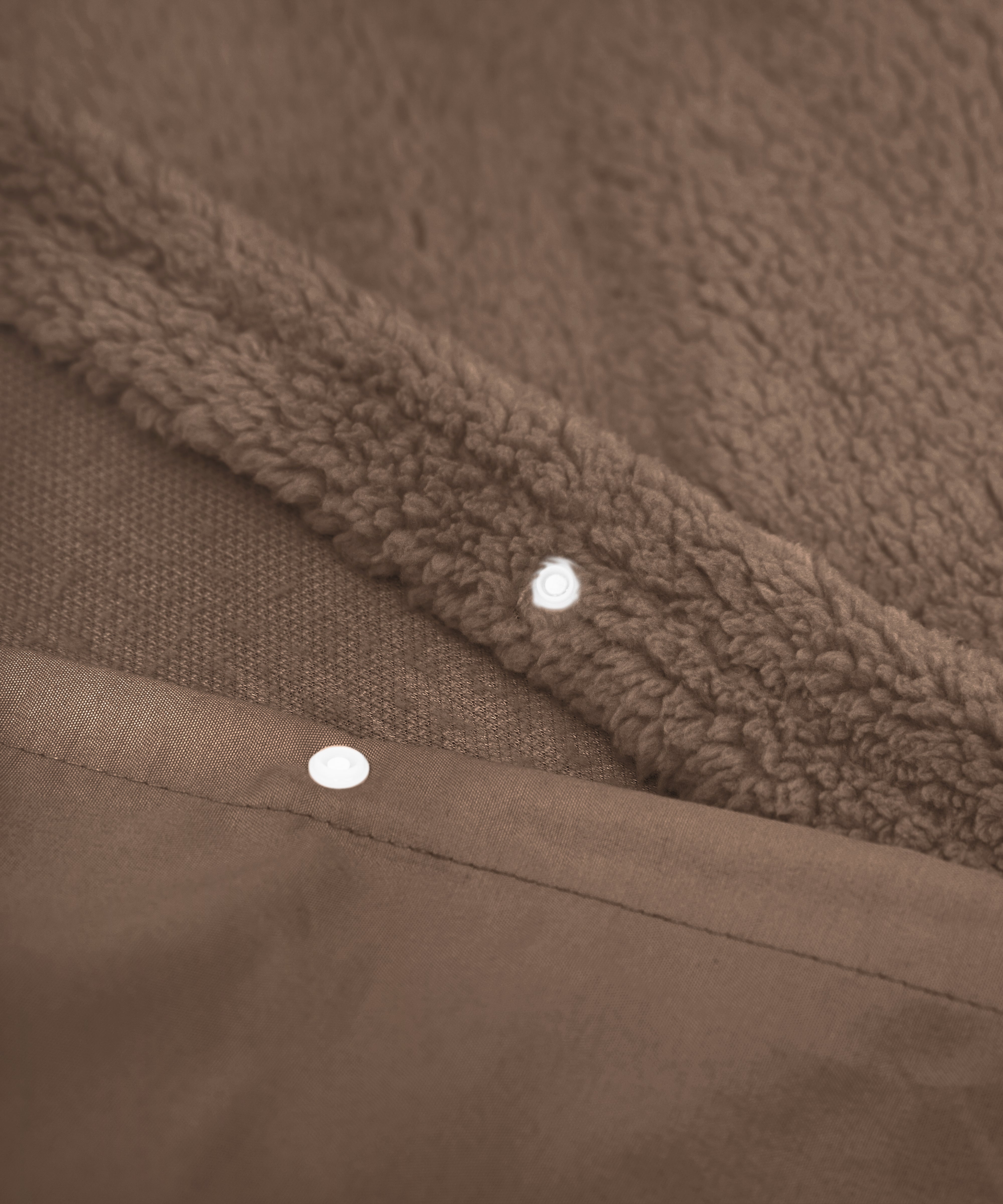 Teddy Duvet Cover Brown 135 x 200 - Cuddly night's sleep - Soft and warm - Warm and luxurious feeling