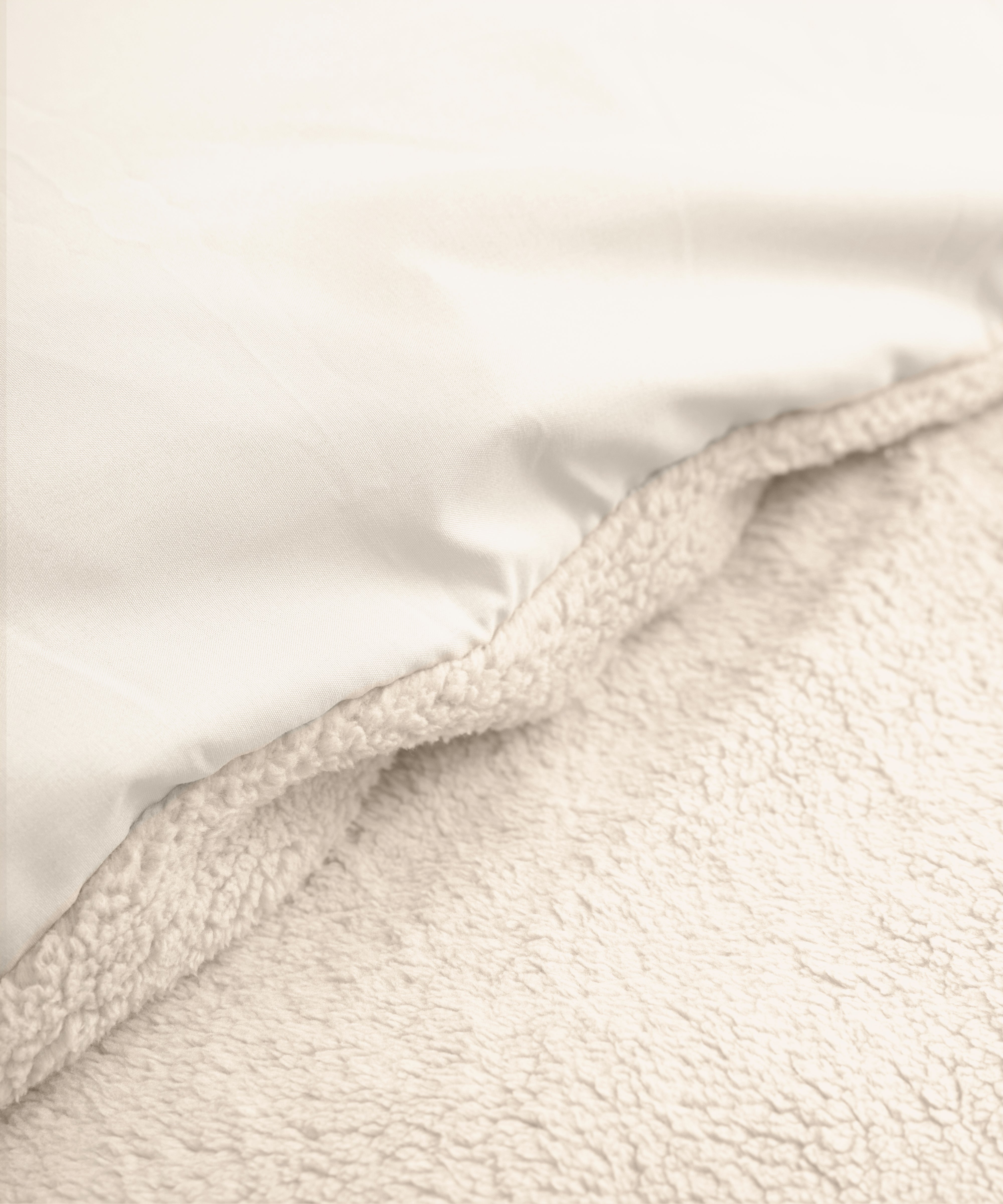 Teddy Duvet Cover Cream - Cuddly night's sleep - Soft and warm - Warm and luxurious feeling