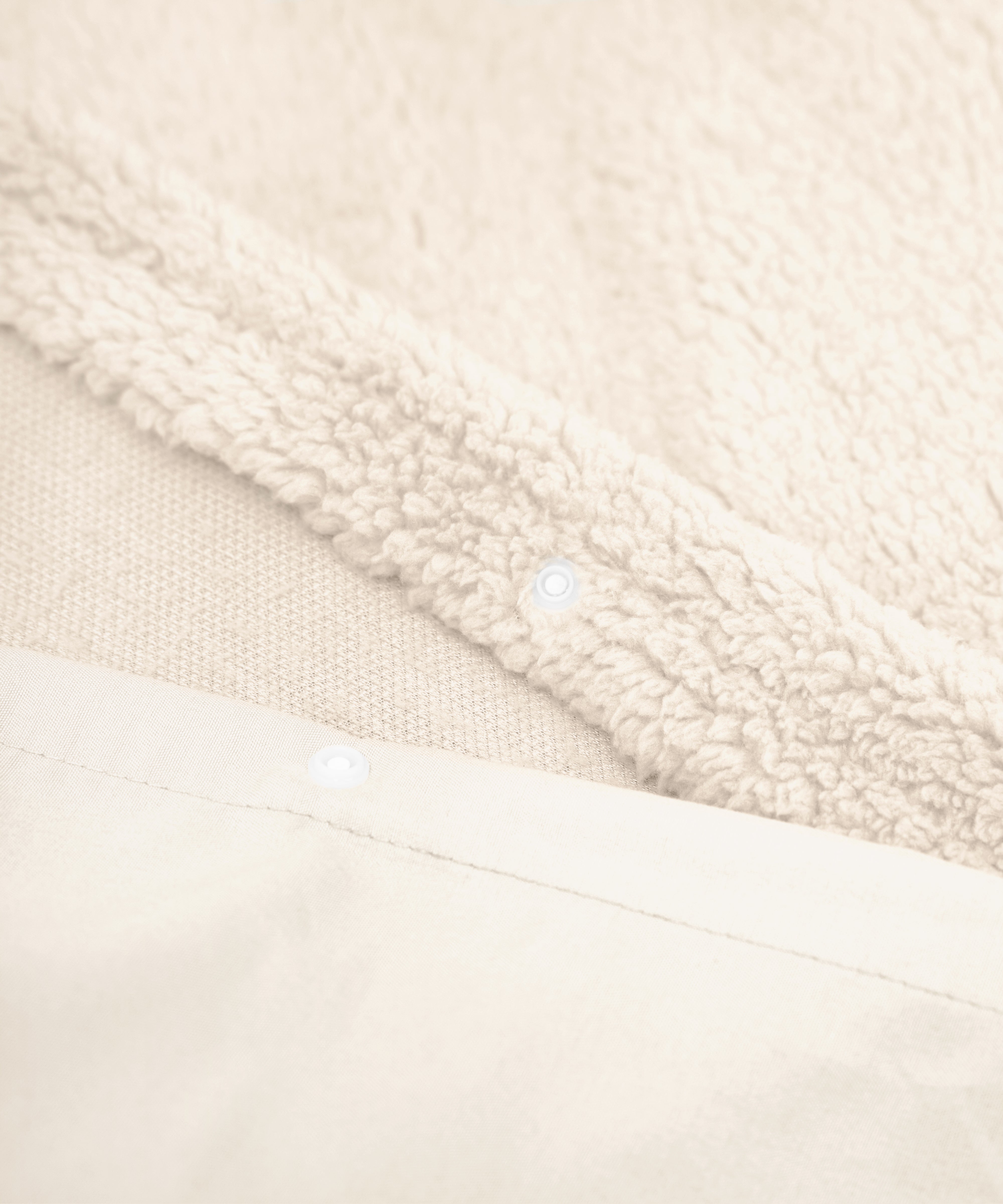 Teddy Duvet Cover Cream - Cuddly night's sleep - Soft and warm - Warm and luxurious feeling