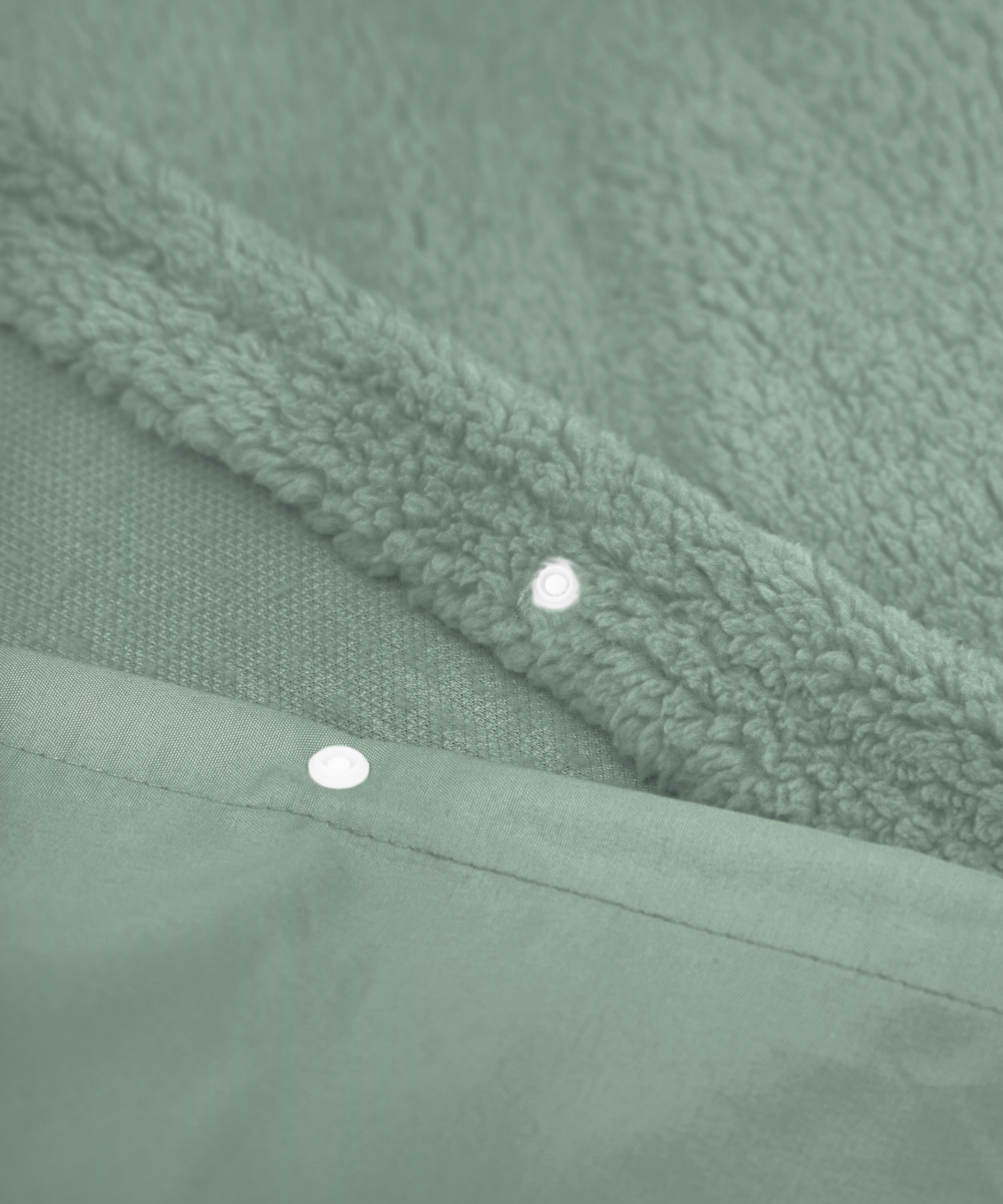 Teddy Duvet Cover Dark Green - Cuddly night's sleep - Soft and warm - Warm and luxurious feeling