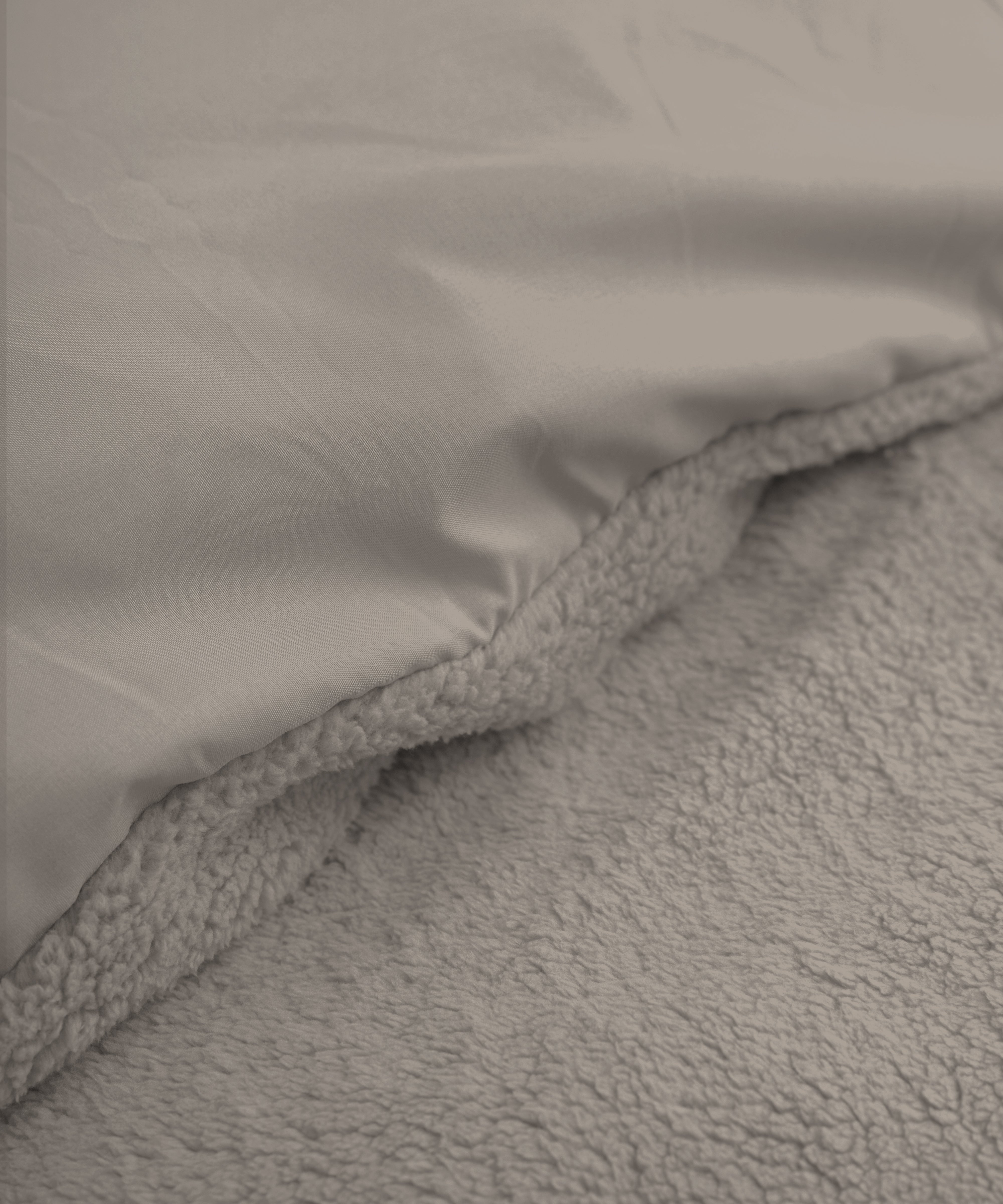 Teddy Duvet Cover Khaki - Cuddly night's sleep - Soft and warm - Warm and luxurious feeling