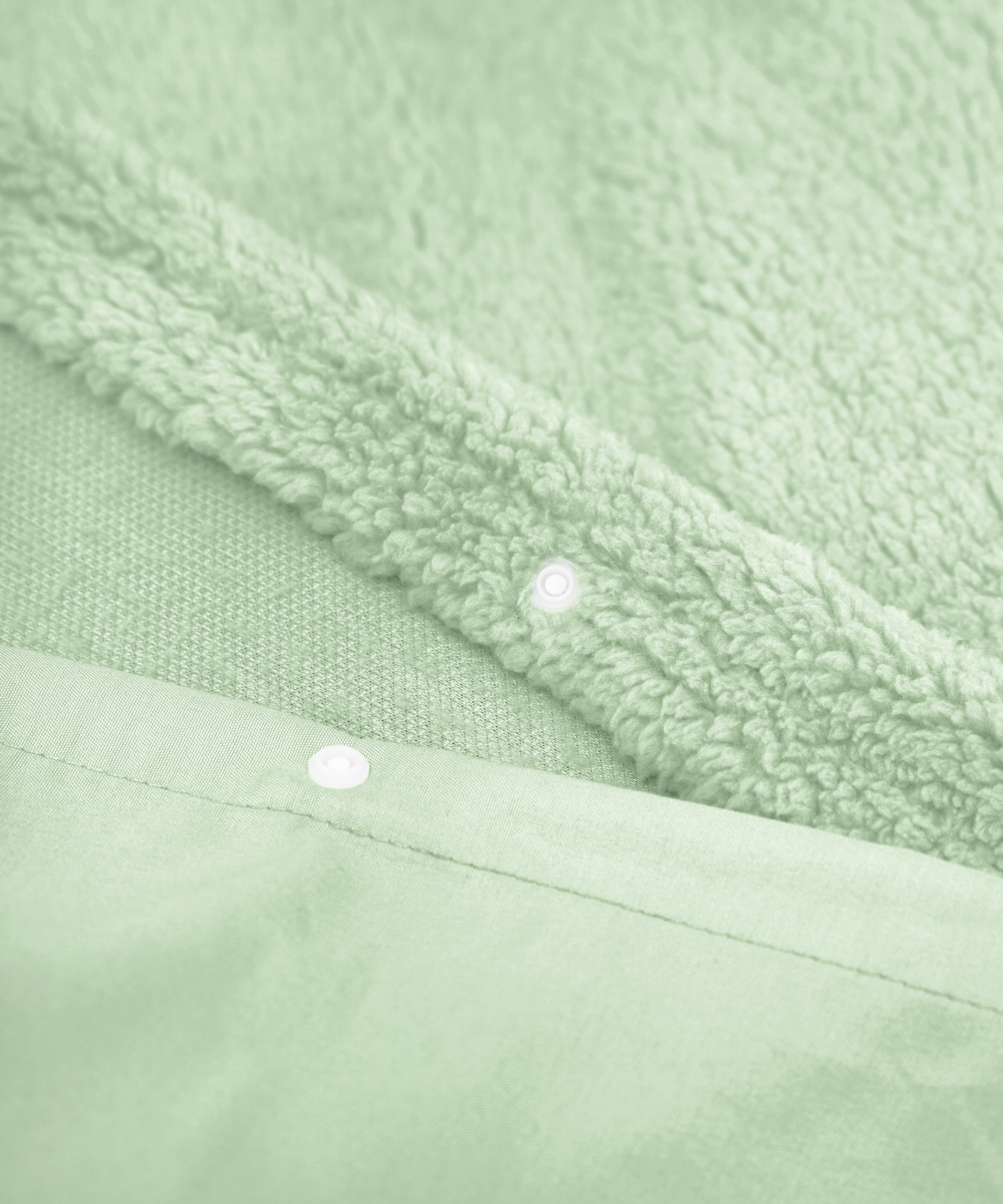 Teddy Duvet Cover Light Green - Cuddly night's sleep - Soft and warm - Warm and luxurious feeling