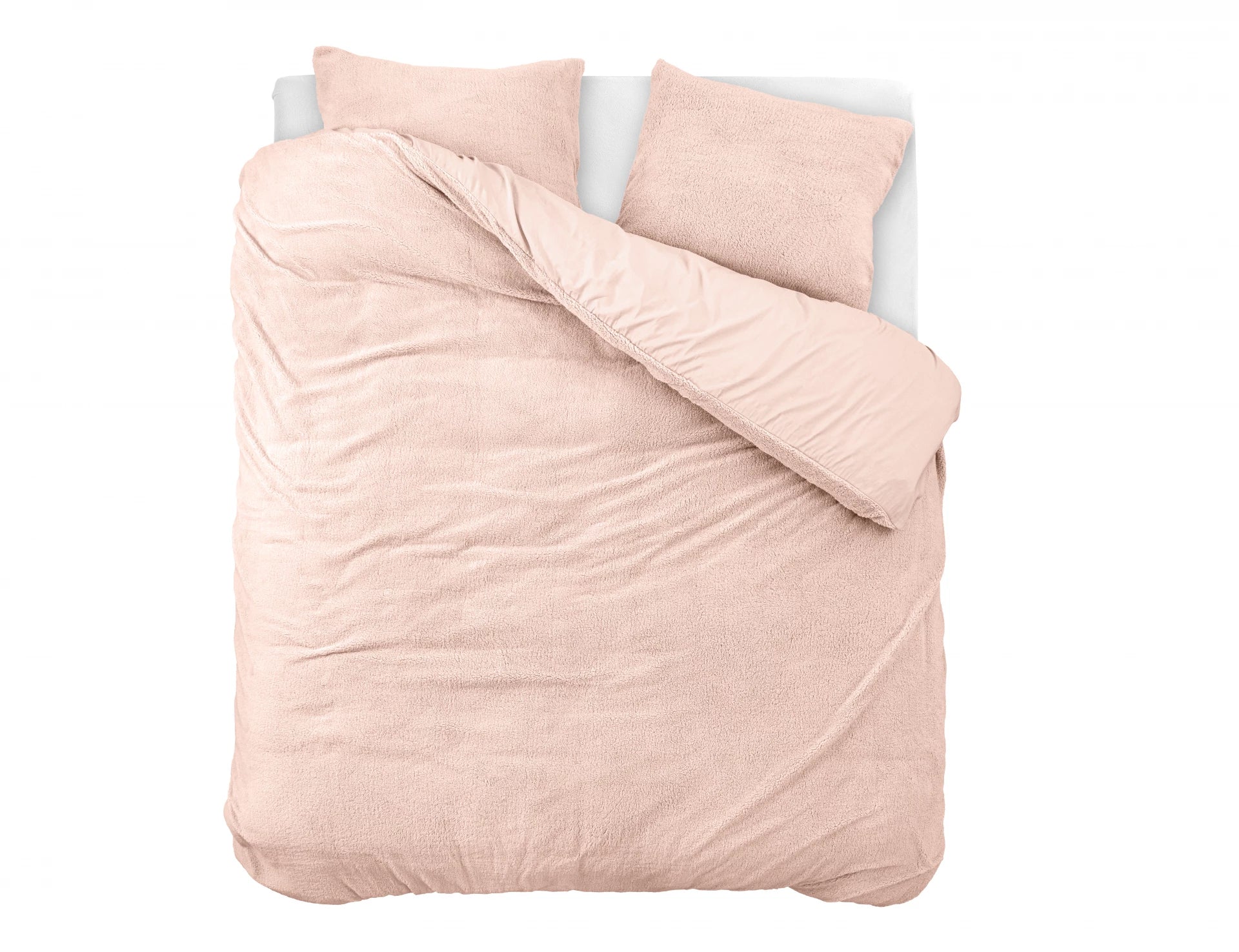 Teddy Duvet Cover Pink - Cuddly night's sleep - Soft and warm - Warm and luxurious feeling