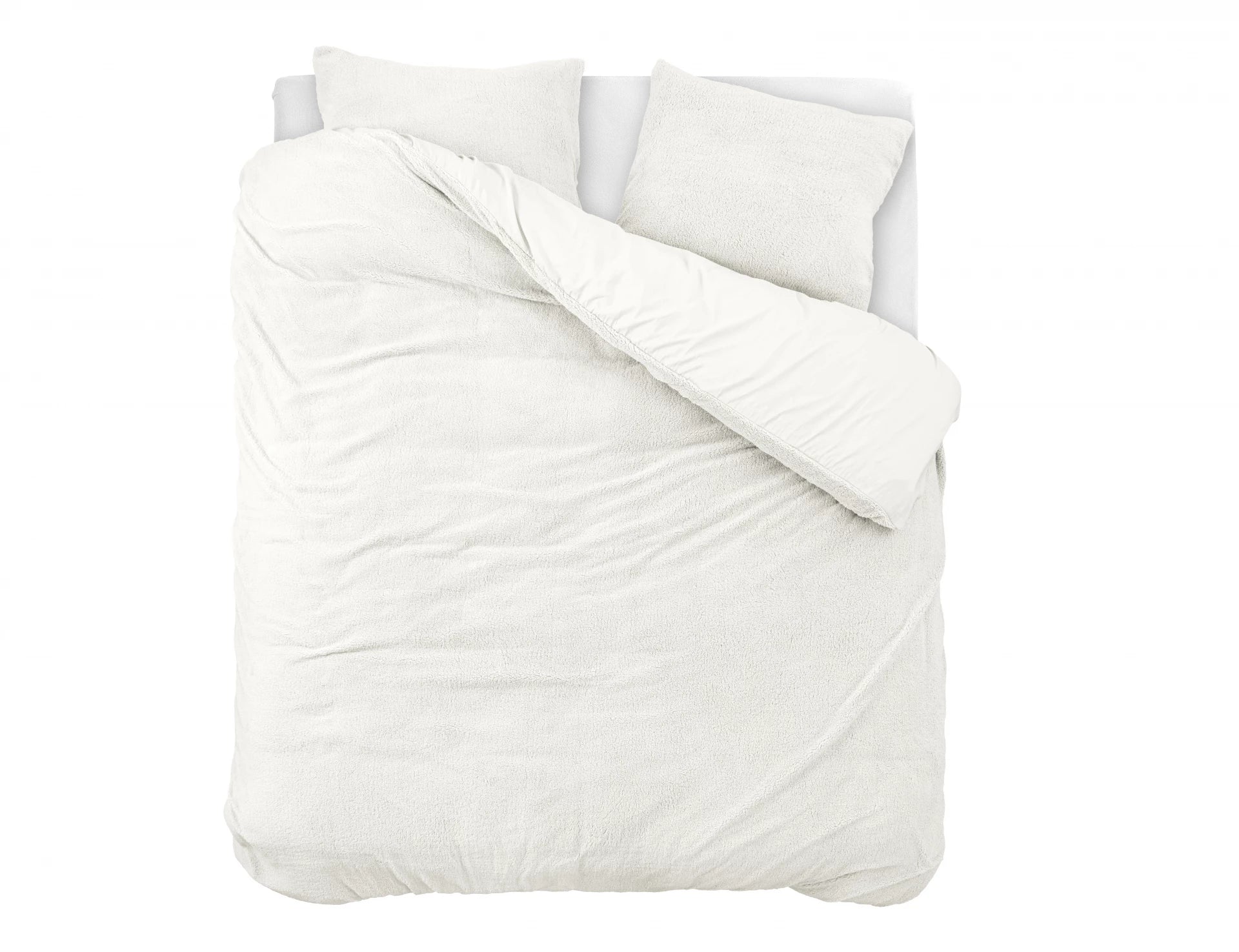 Teddy Duvet Cover White - Cuddly night's sleep - Soft and warm - Warm and luxurious feeling