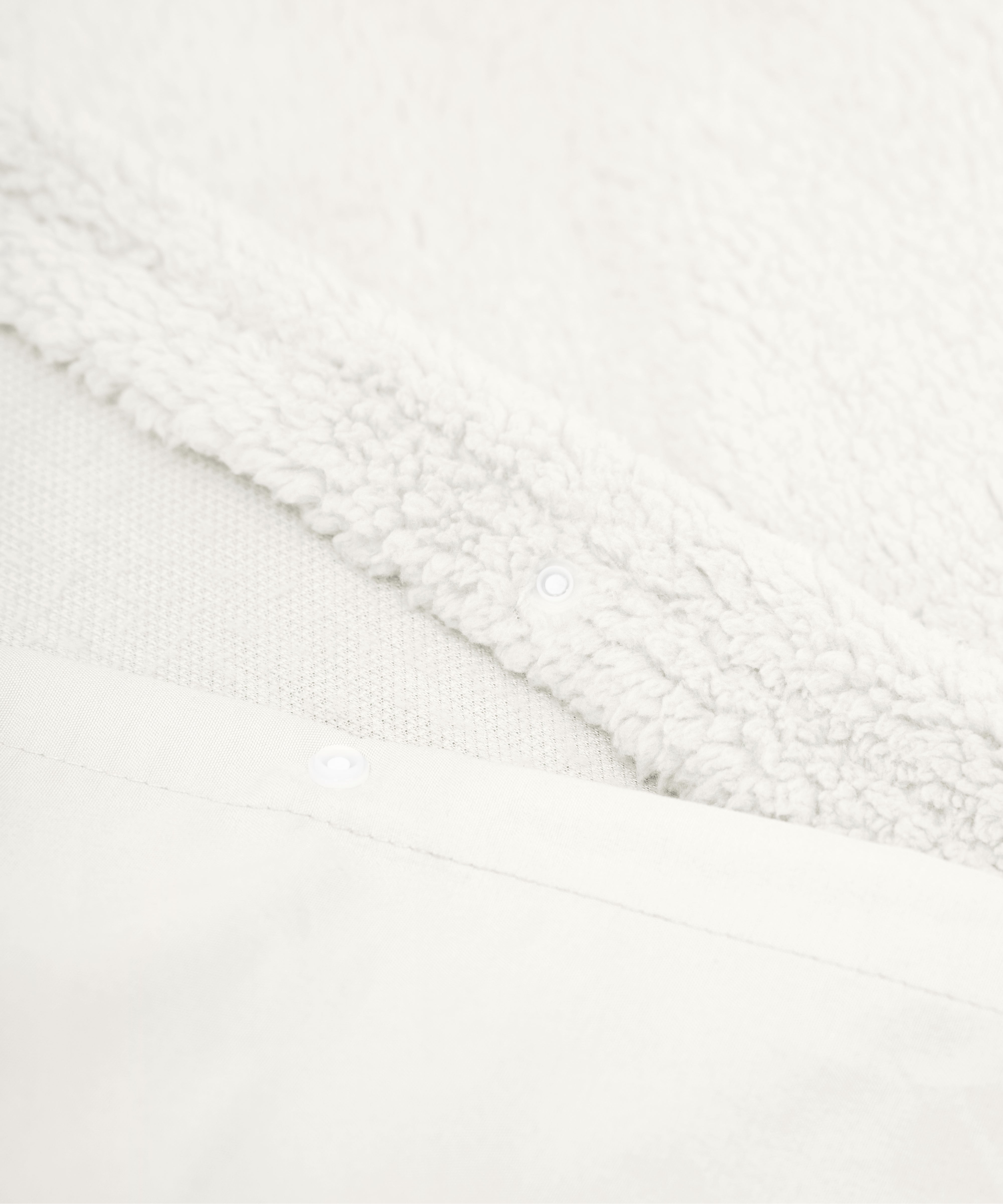 Teddy Duvet Cover White - Cuddly night's sleep - Soft and warm - Warm and luxurious feeling