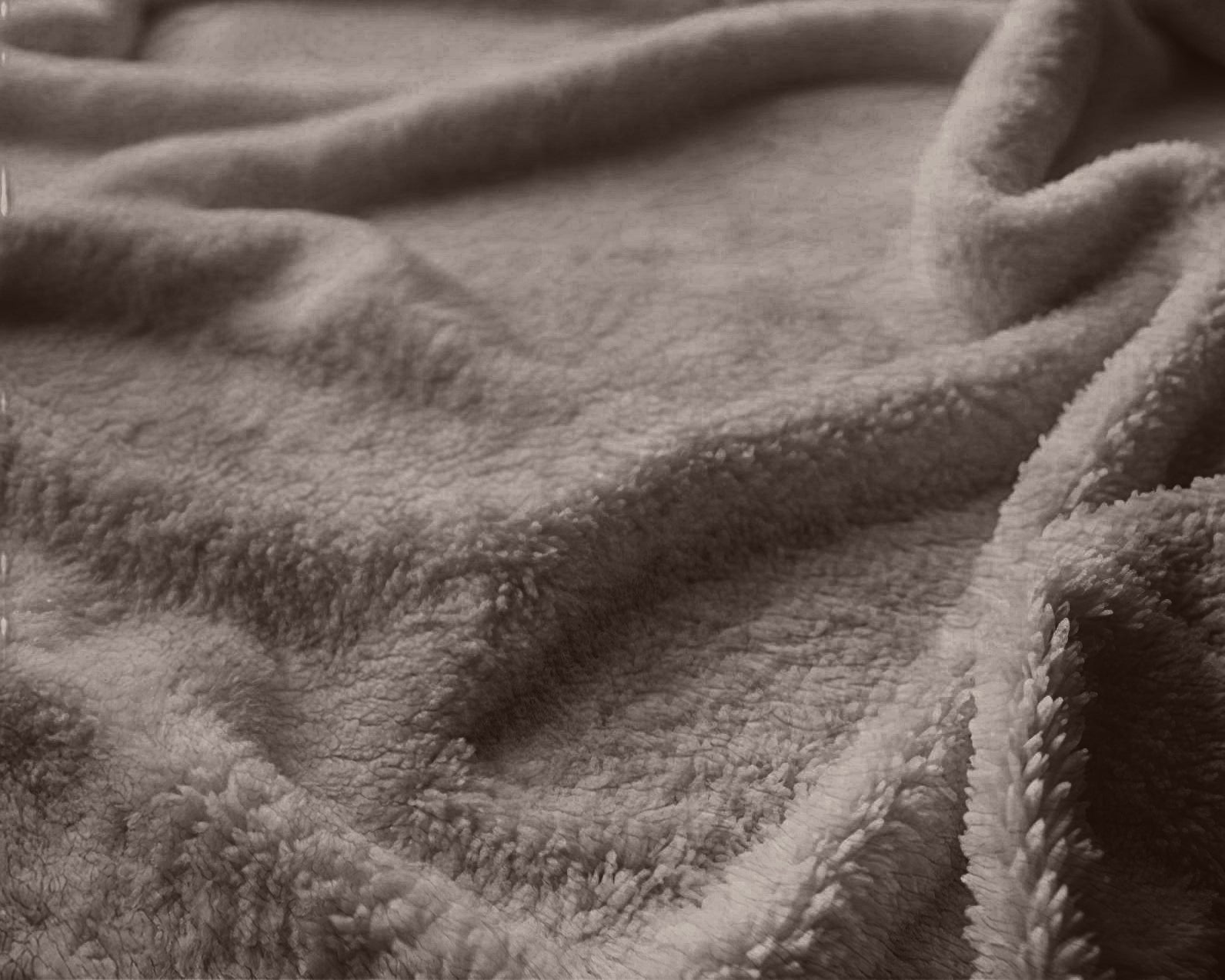 Teddy Curtains Black Out Taupe - Choice of rings or hooks - Blackout curtains - Trendy teddy fabric