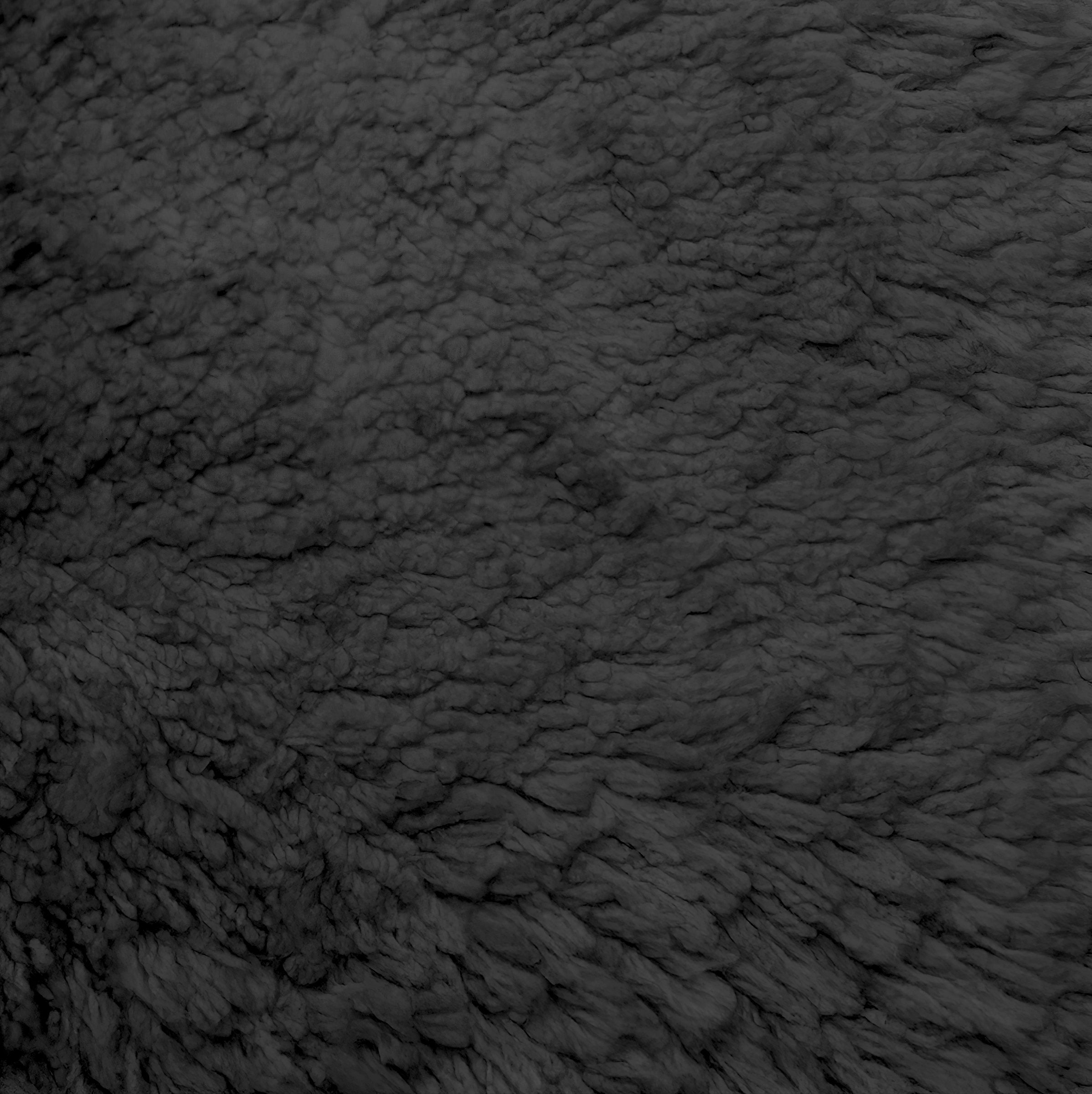 Teddy Curtains Black Out Black - Choice of rings or hooks - Blackout curtains - Trendy teddy fabric