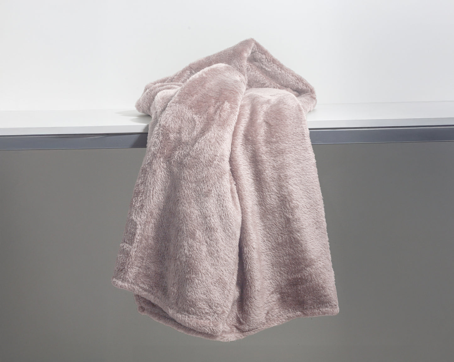 Teddy plaid Poeder Roze 150 x 200 - Heerlijk zacht - Knuffel deken - Voor bed en op de bank
