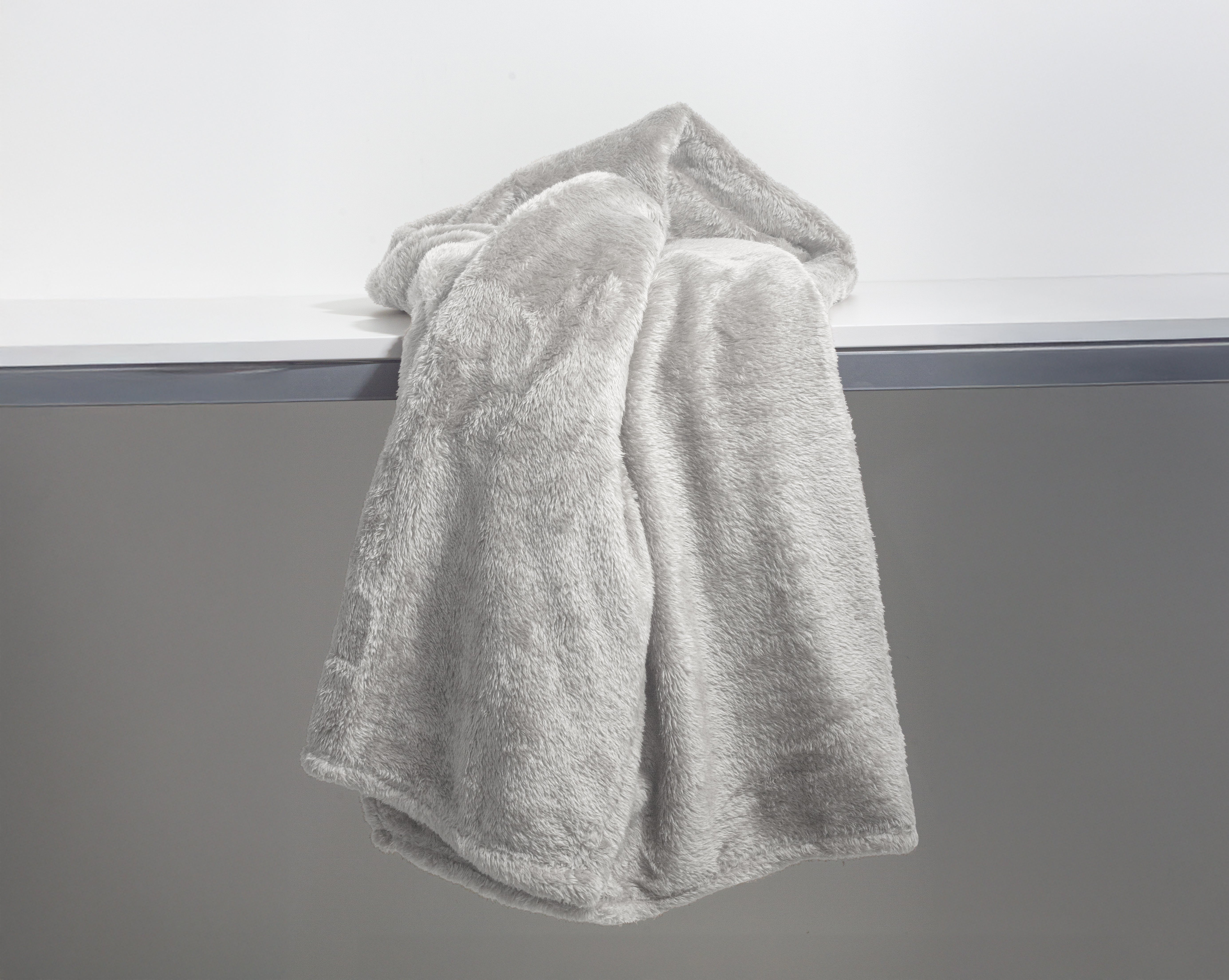 Teddy plaid Taupe 150 x 200 cm