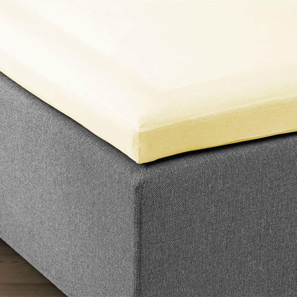 Cotton Topper Fitted Sheet Off White | 100% Cotton | Perfect Fit