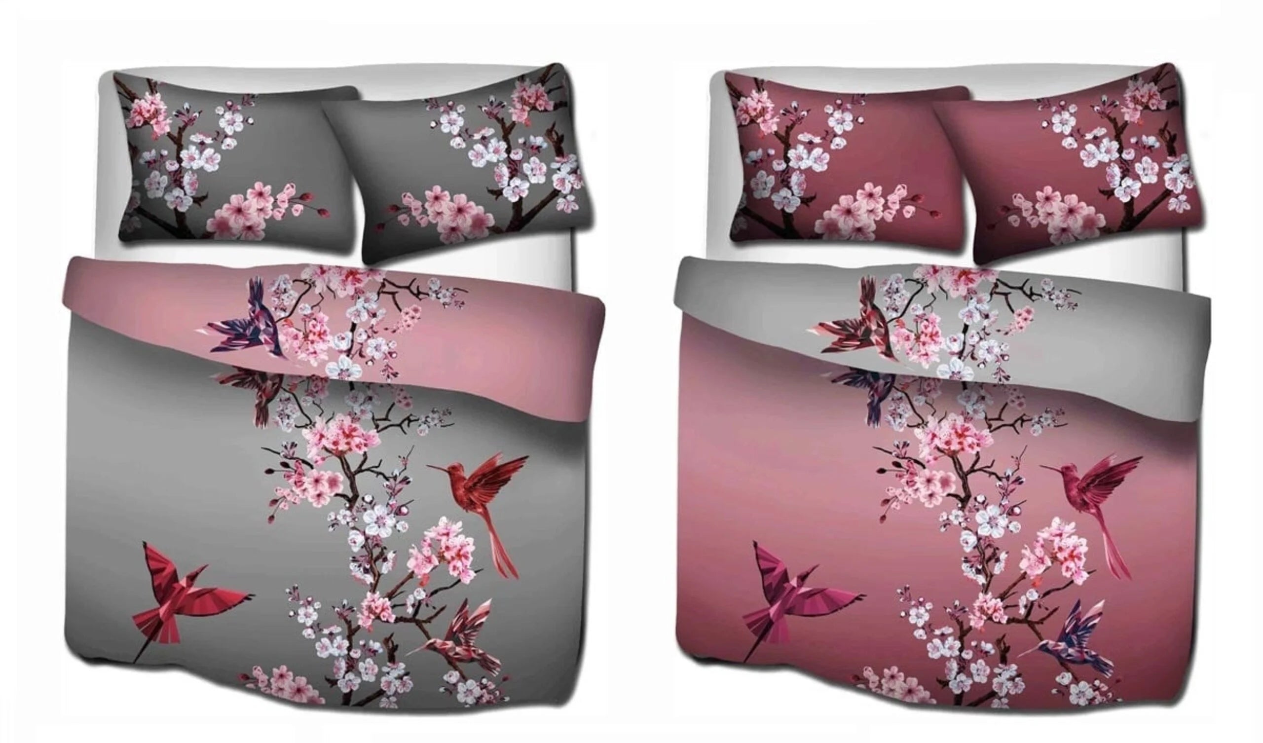 Treetop Cotton Satin Duvet Cover Double