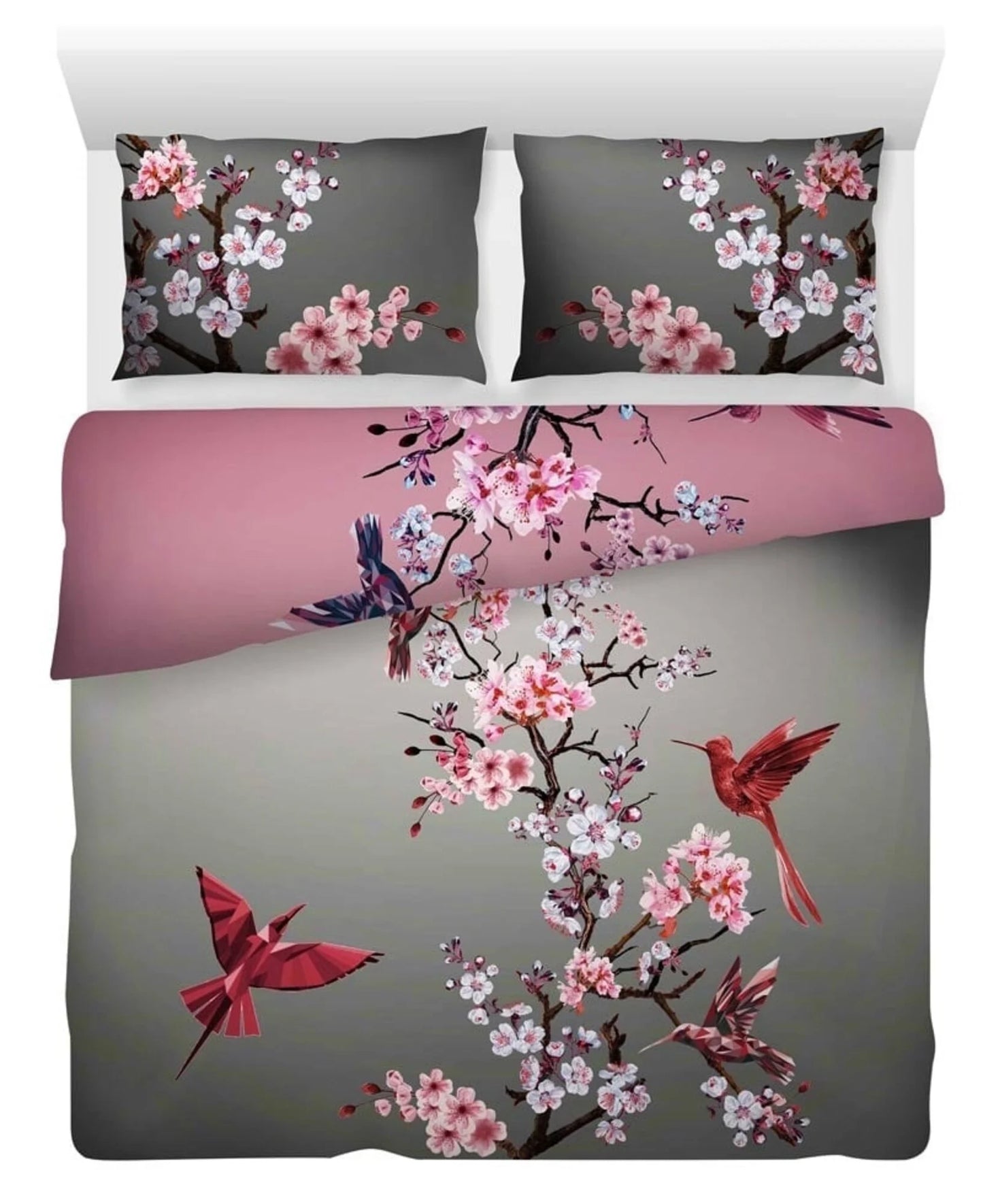 Treetop Katoen Satijnen Dekbedovertrek Lits Jumeaux – 100% Luxe & Natuur | 350 Thread Count