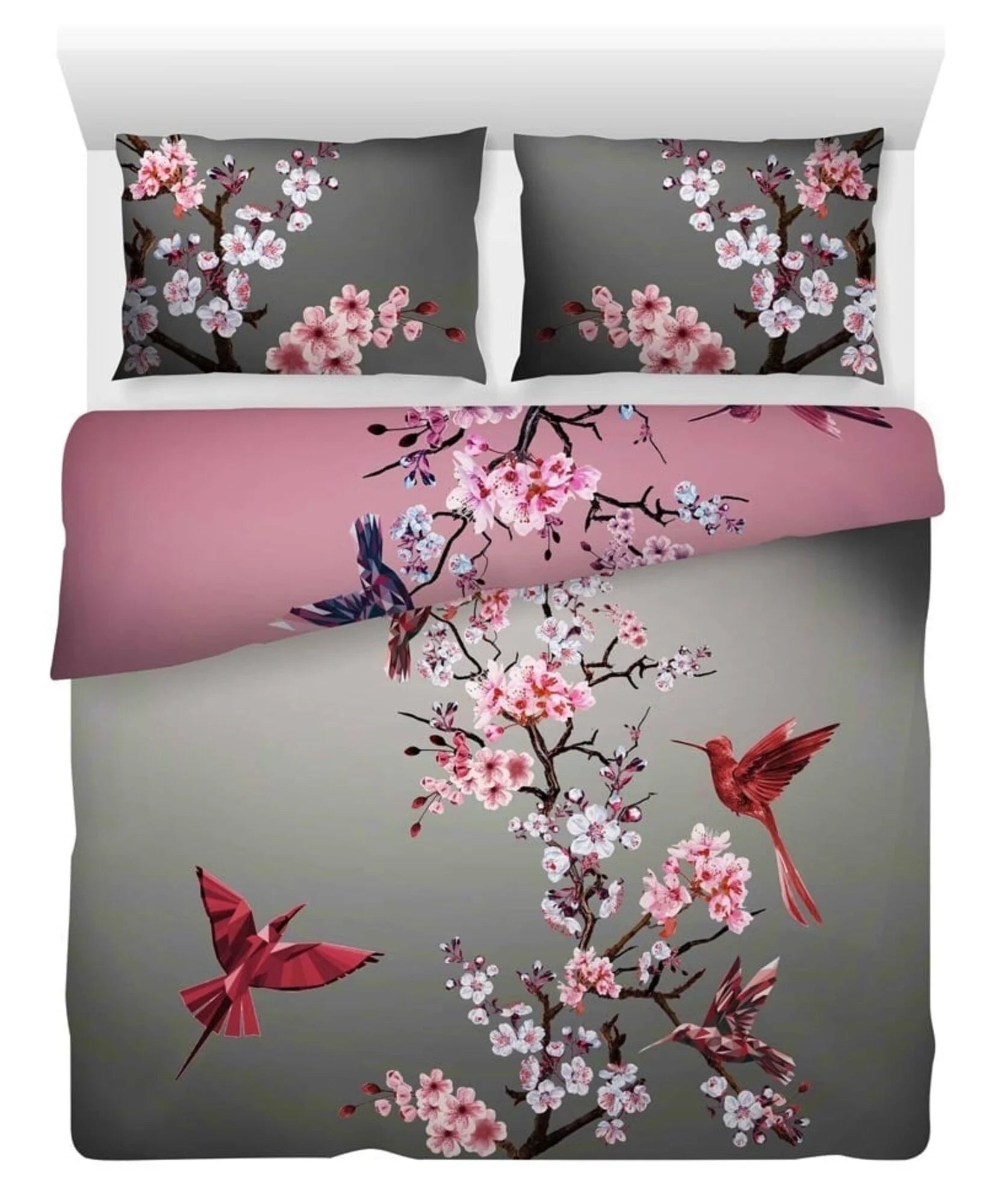 Treetop Cotton Satin Duvet Cover Double