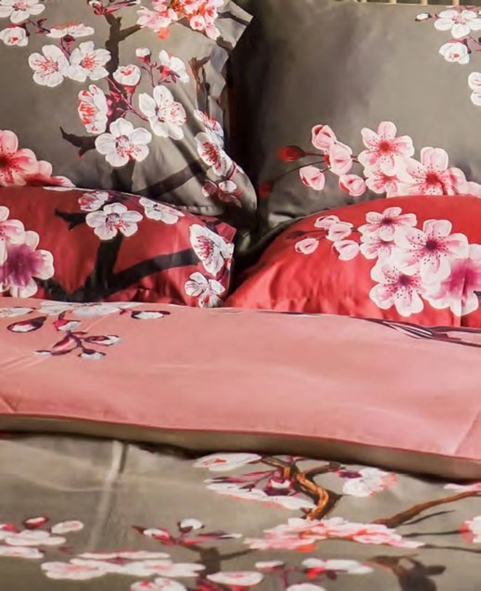 Treetop Cotton Satin Duvet Cover Double