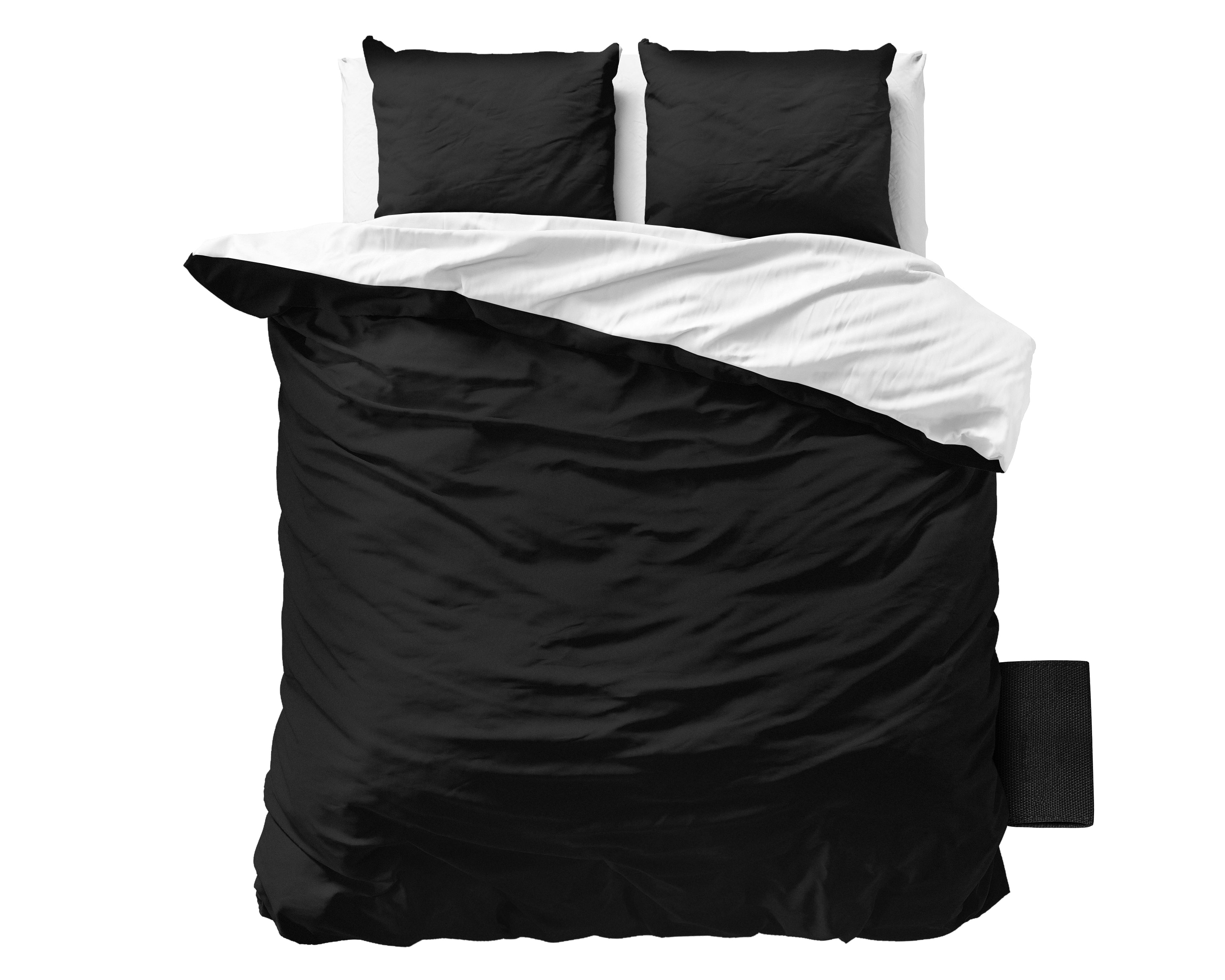 Twin Face Dekbedovertrek Wit/Zwart