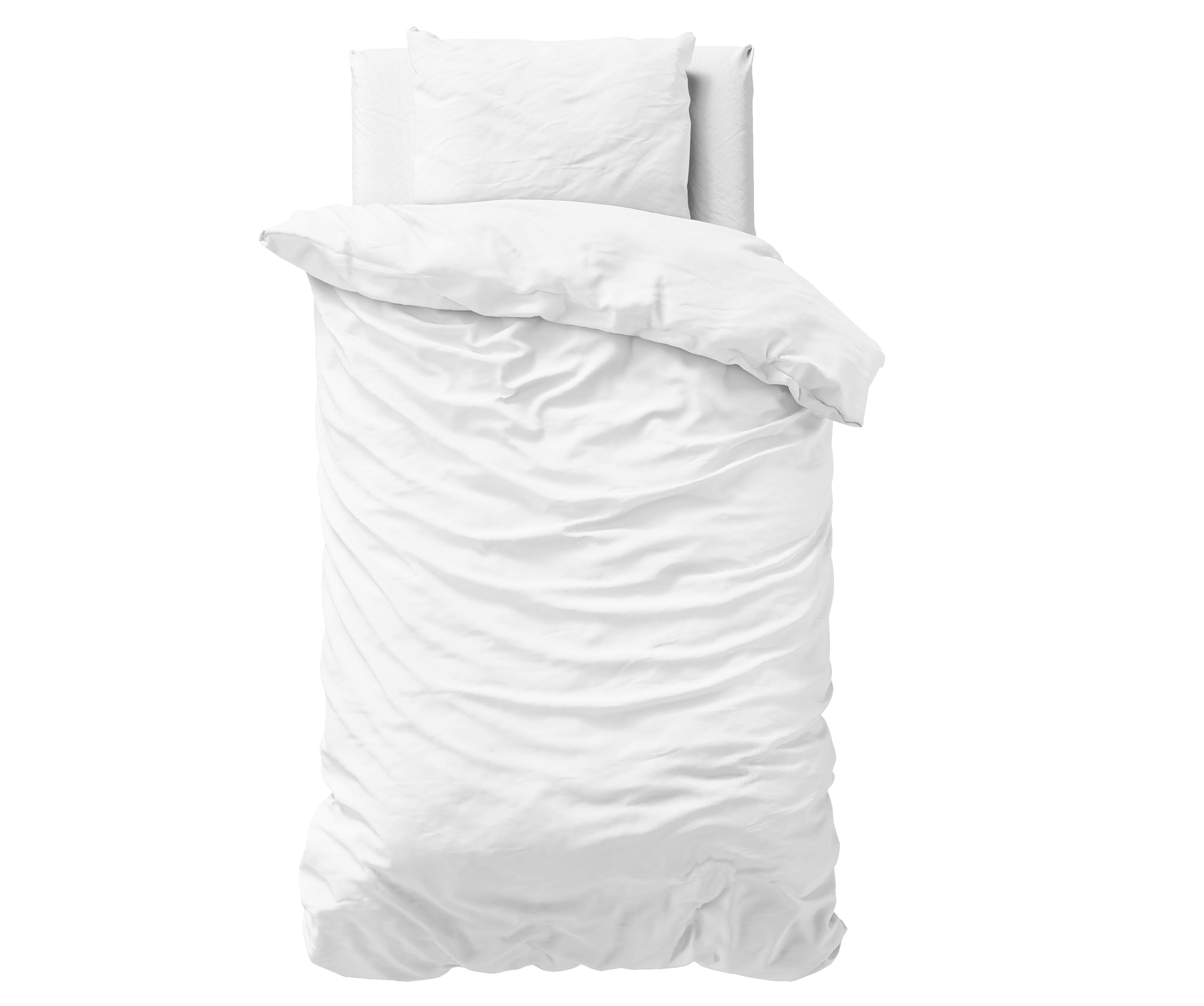 Uni Satin Duvet Cover White - Luxury Satin - High Quality - Modern